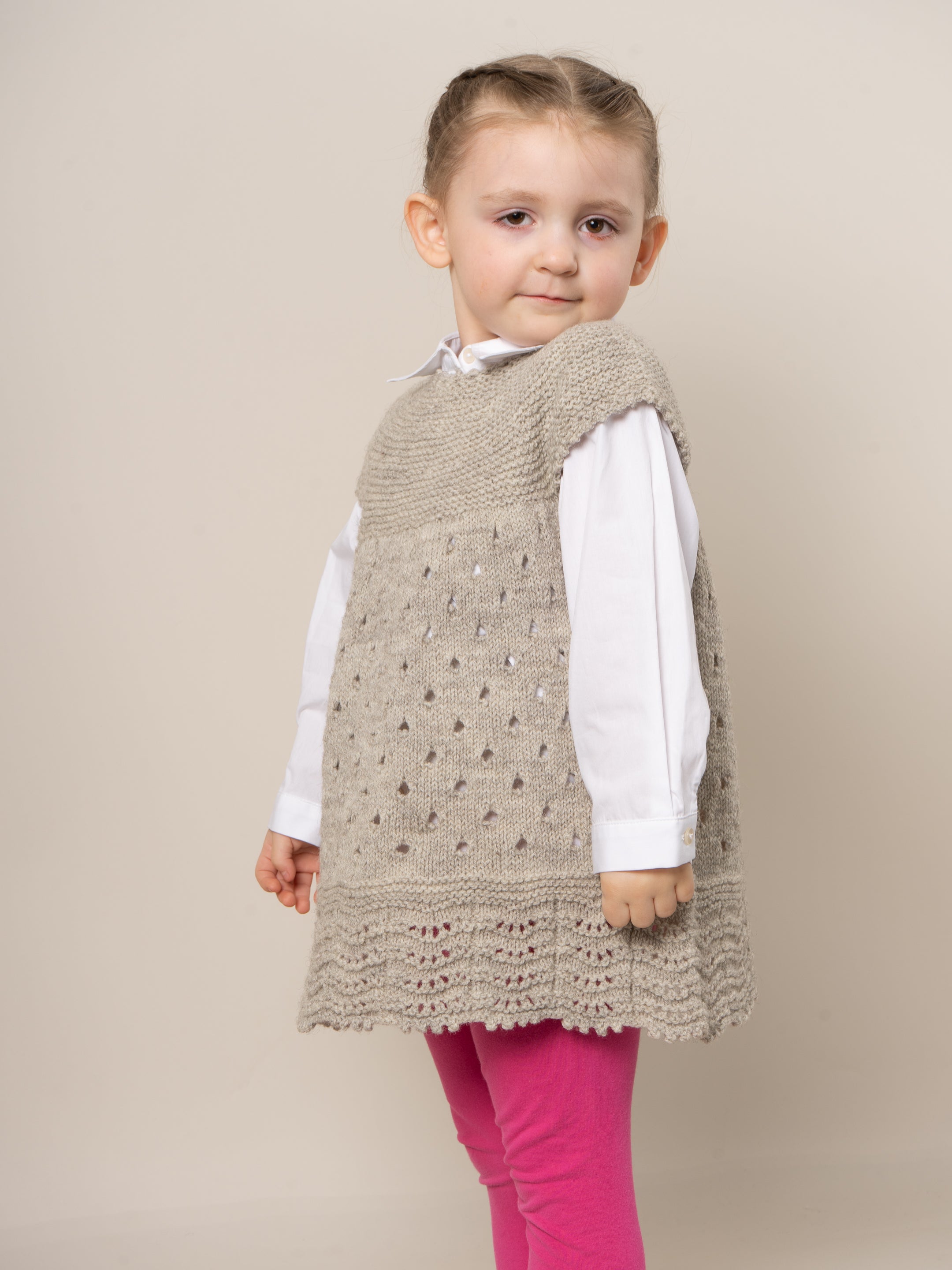 Polkadotty Dress <br/><small>Kids knitting pattern</small>