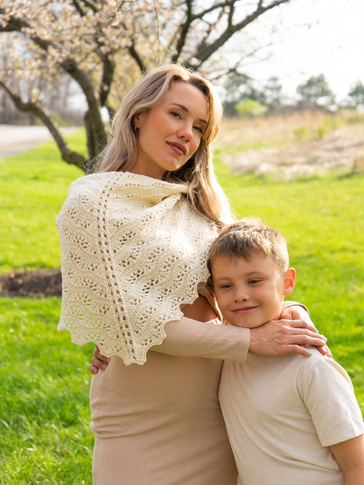 Pollyanna Triangle <br/><small>shawl knitting pattern</small>