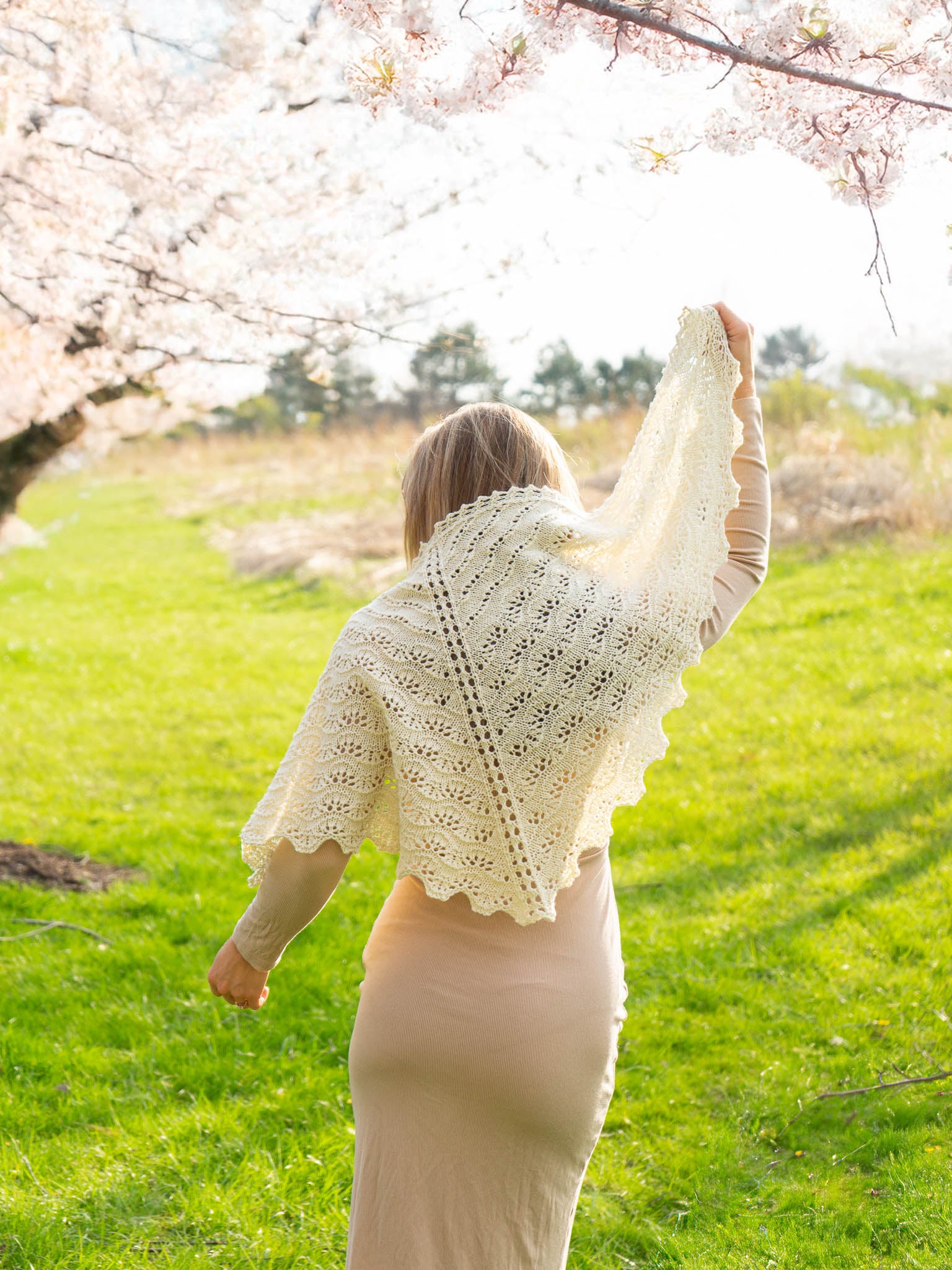 Pollyanna Triangle <br/><small>shawl knitting pattern</small>