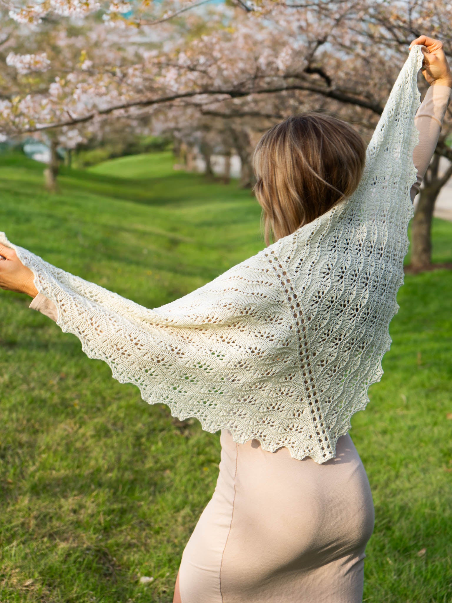 Pollyanna Triangle <br/><small>shawl knitting pattern</small>
