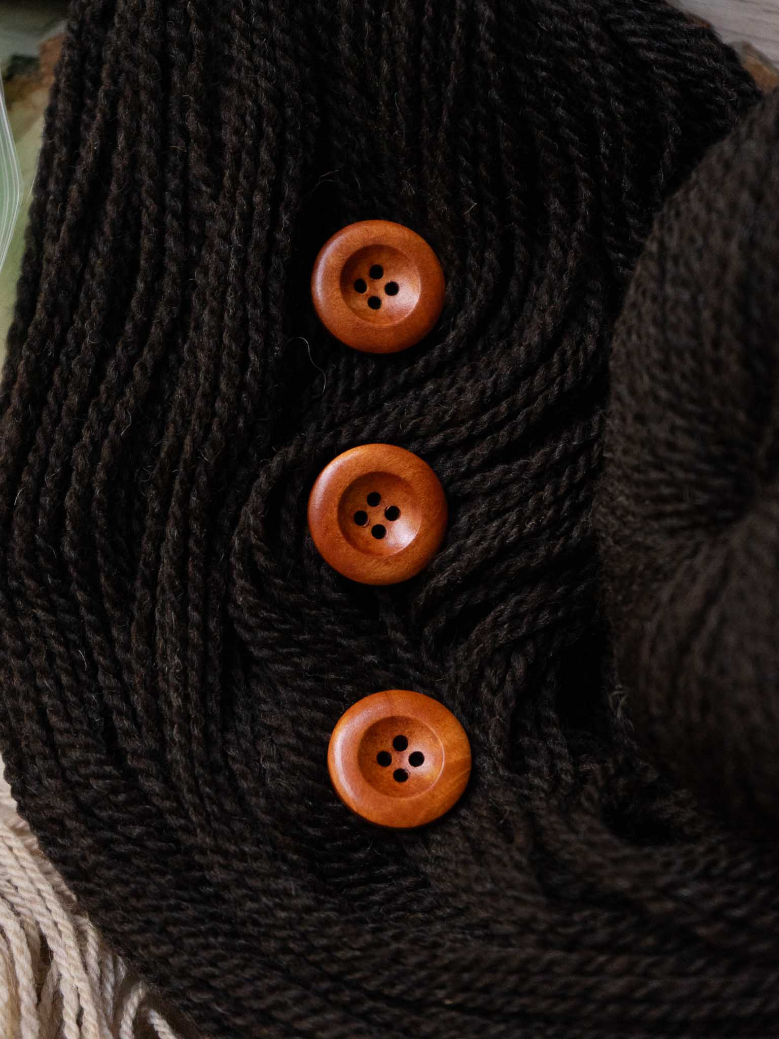 "Redwood" <br/><small>Wooden Button</small>