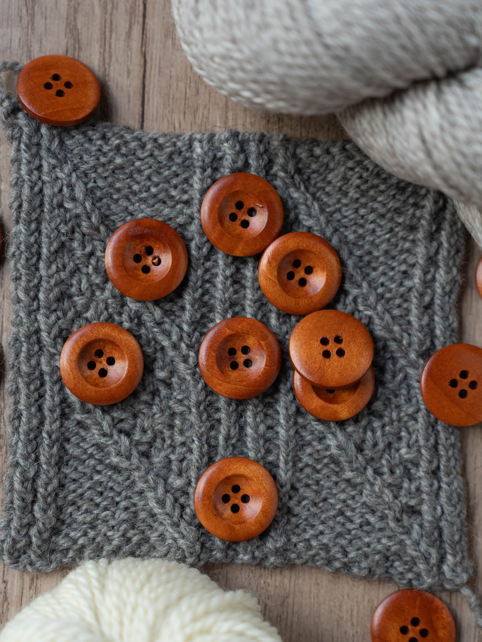 Redwood <br/><small>25mm Wooden Button</small>