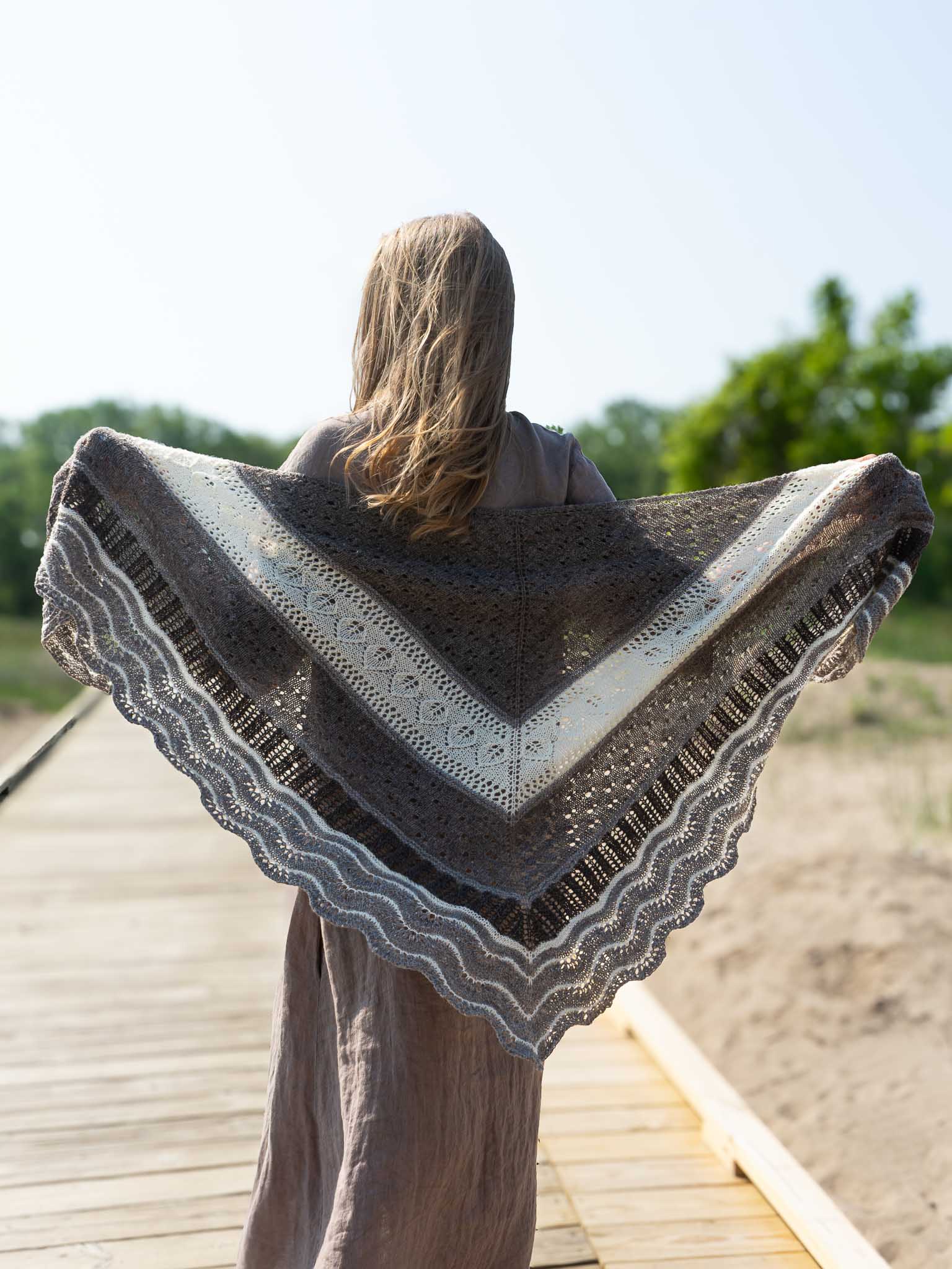 Bellwether Solstice Hap <br/><small>shawl knitting pattern</small>