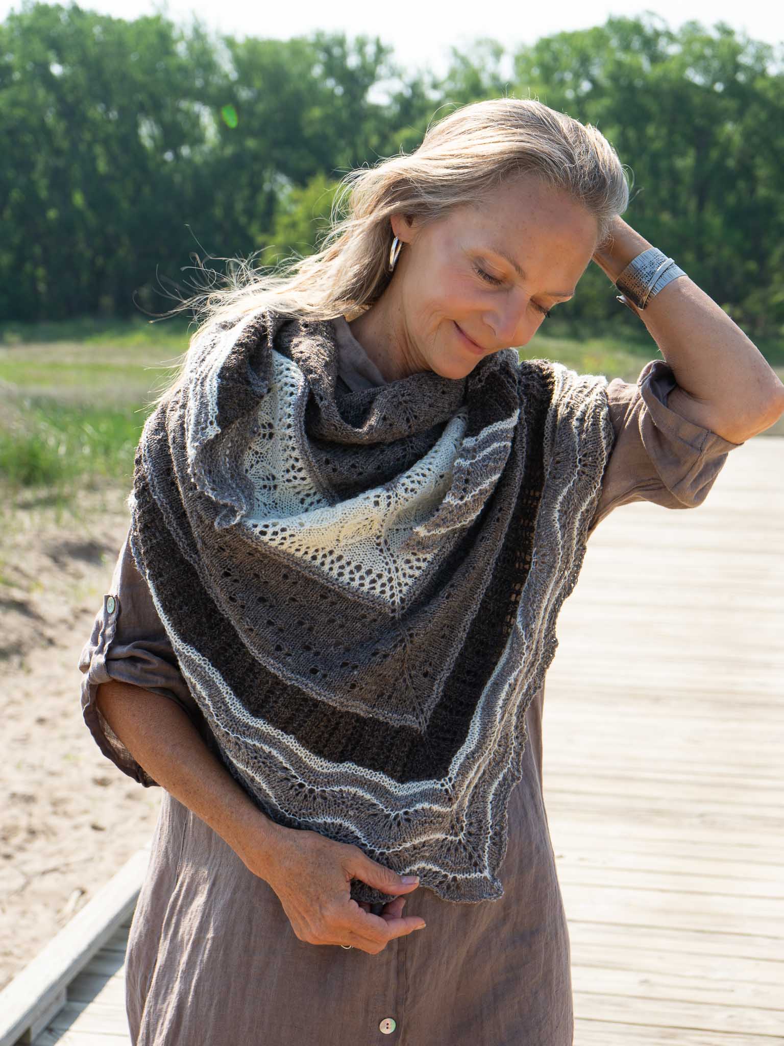 Bellwether Solstice Hap <br/><small>shawl knitting pattern</small>