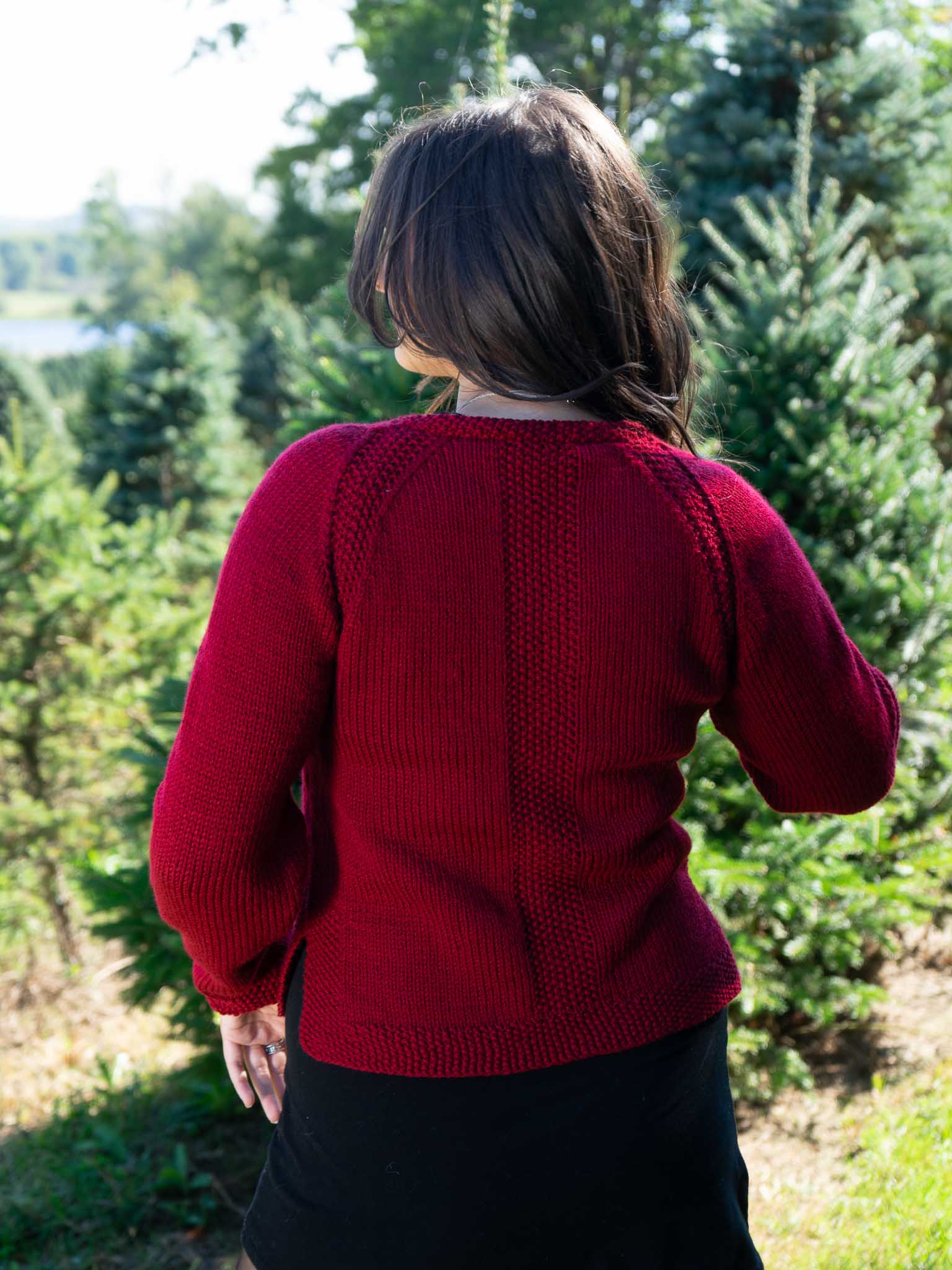 Rough Edges Pullover by Anne Hanson Featured Festivus Pattern
