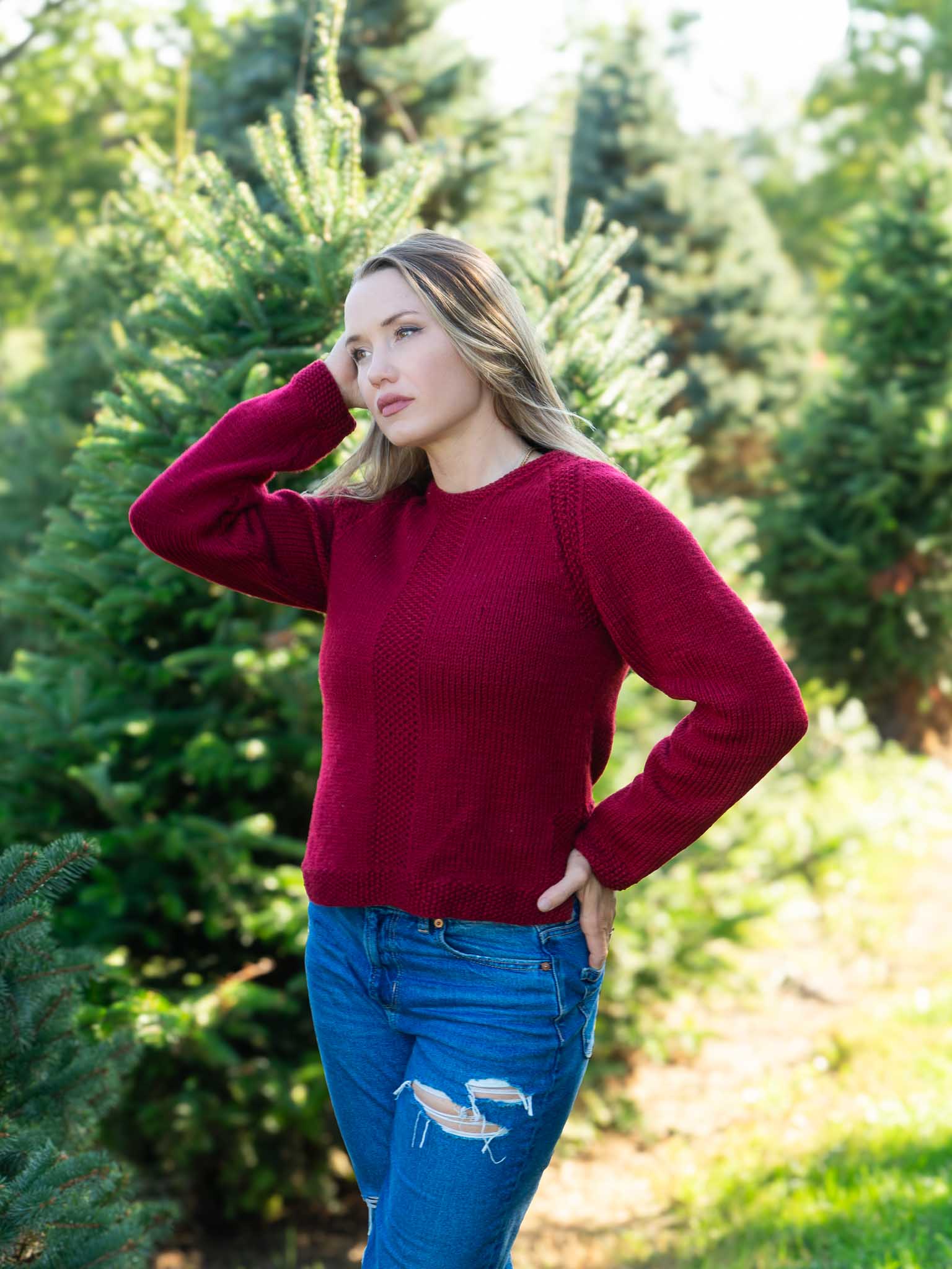 Rough Edges Pullover by Anne Hanson <br/><small>Featured Festivus Pattern</small>