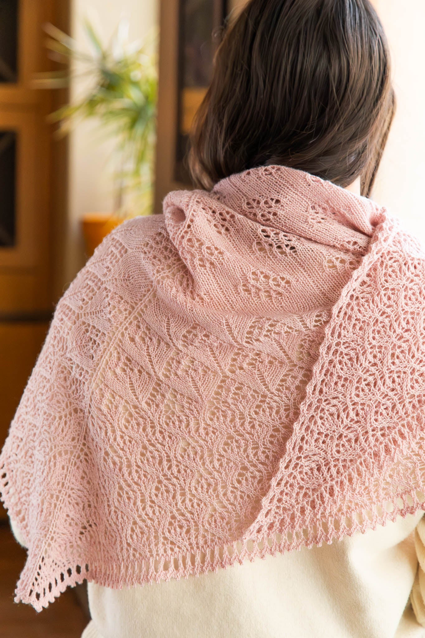 Sakura Fubuki <br/><small> lace shawl knitting pattern</small>
