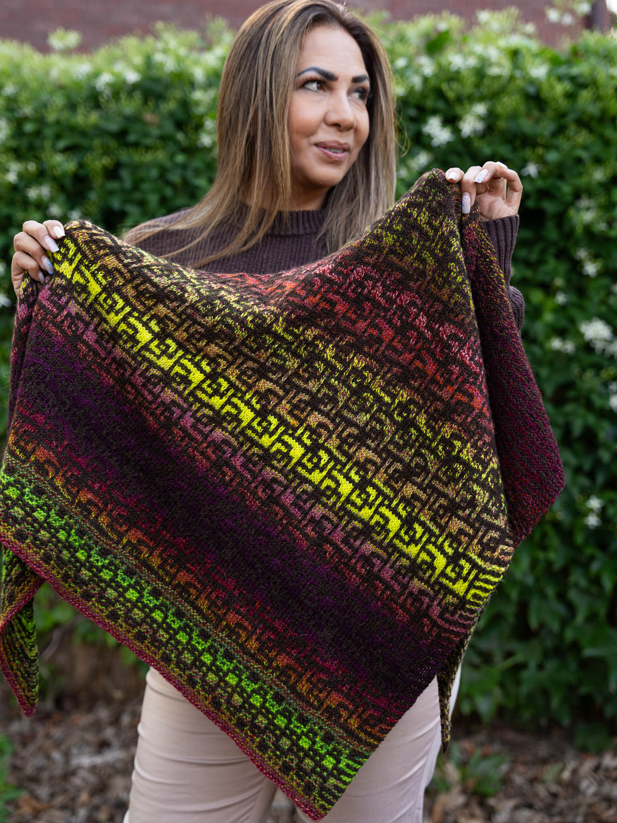 Scribble Shawl<br/><small>shawl knitting pattern</small>