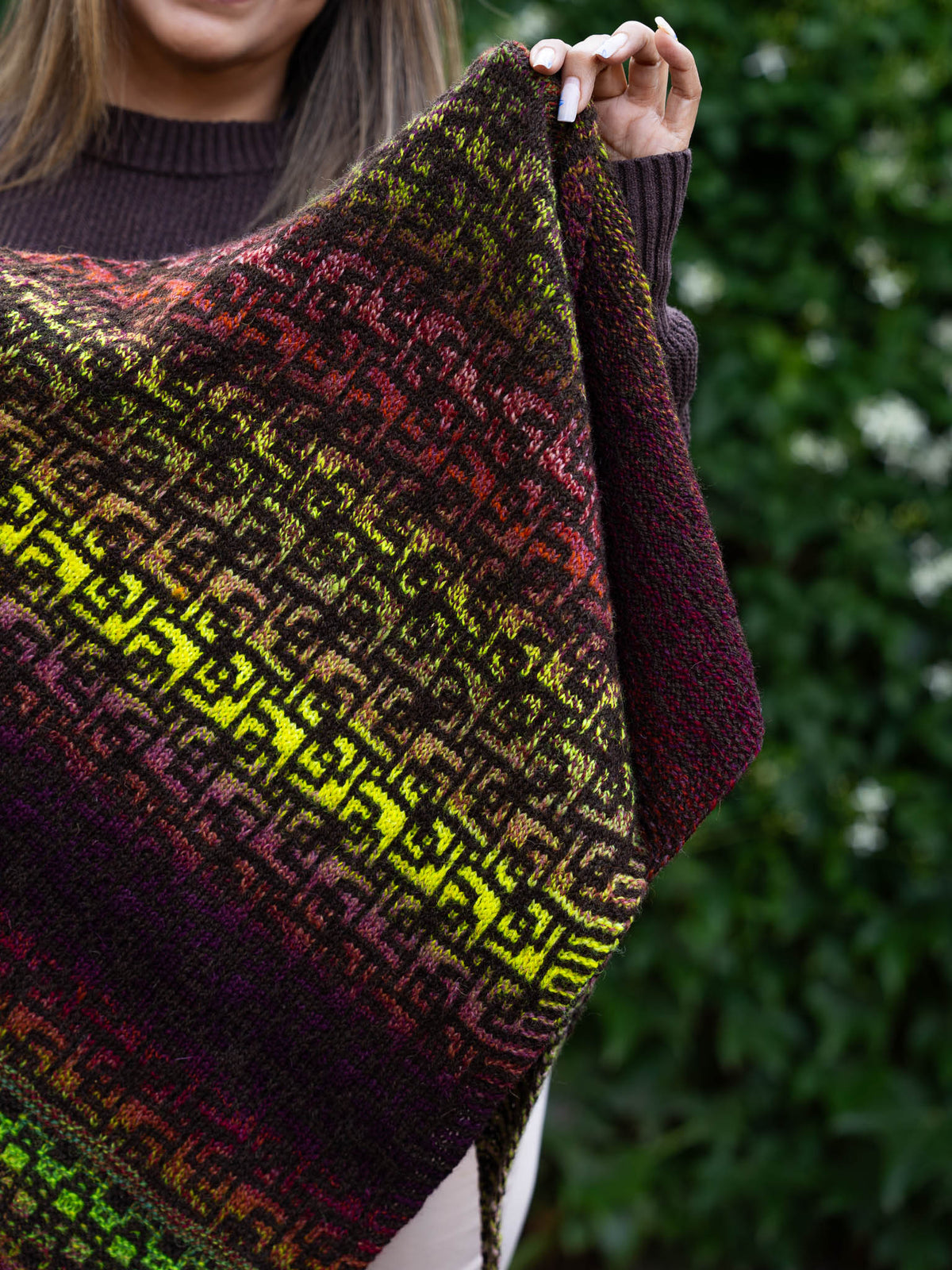 Scribble Shawl<br/><small>shawl knitting pattern</small>