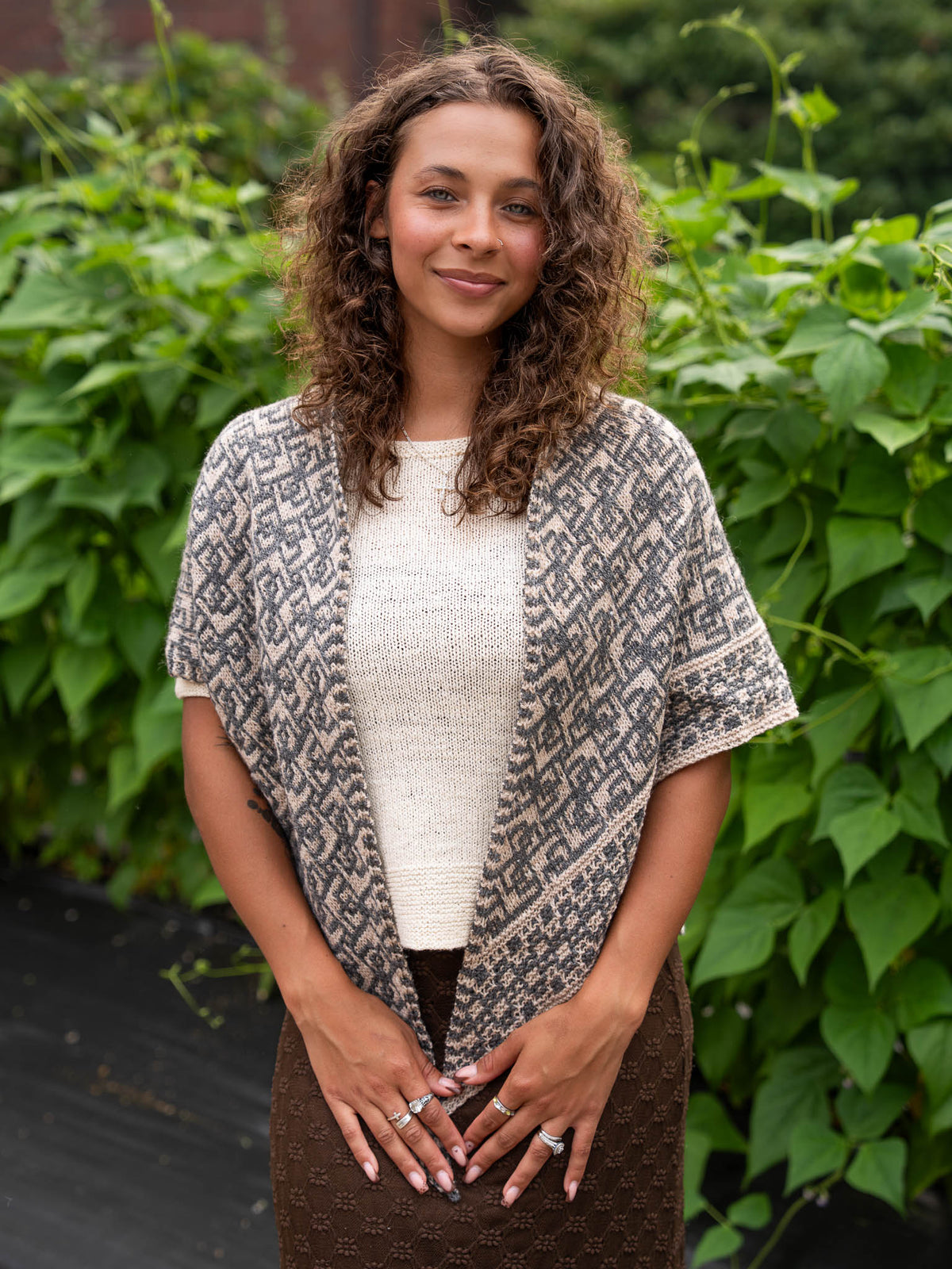 Scribble Shawl<br/><small>shawl knitting pattern</small>