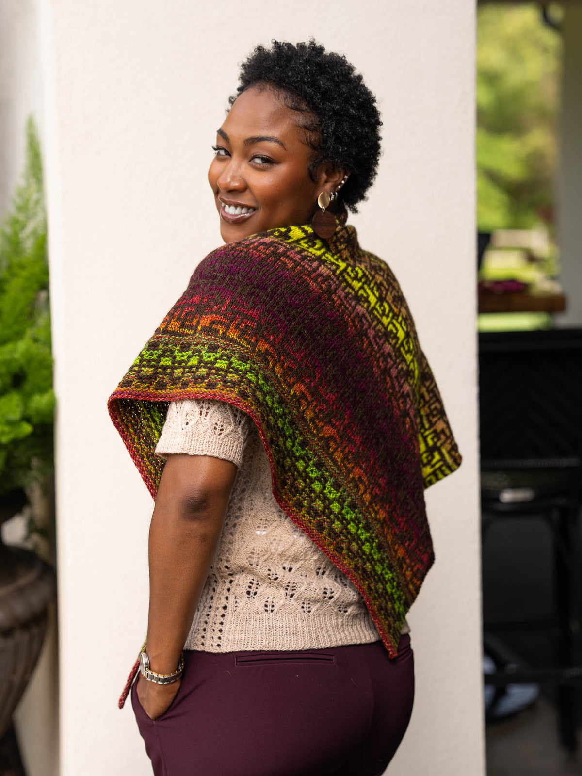 Scribble Shawl<br/><small>shawl knitting pattern</small>