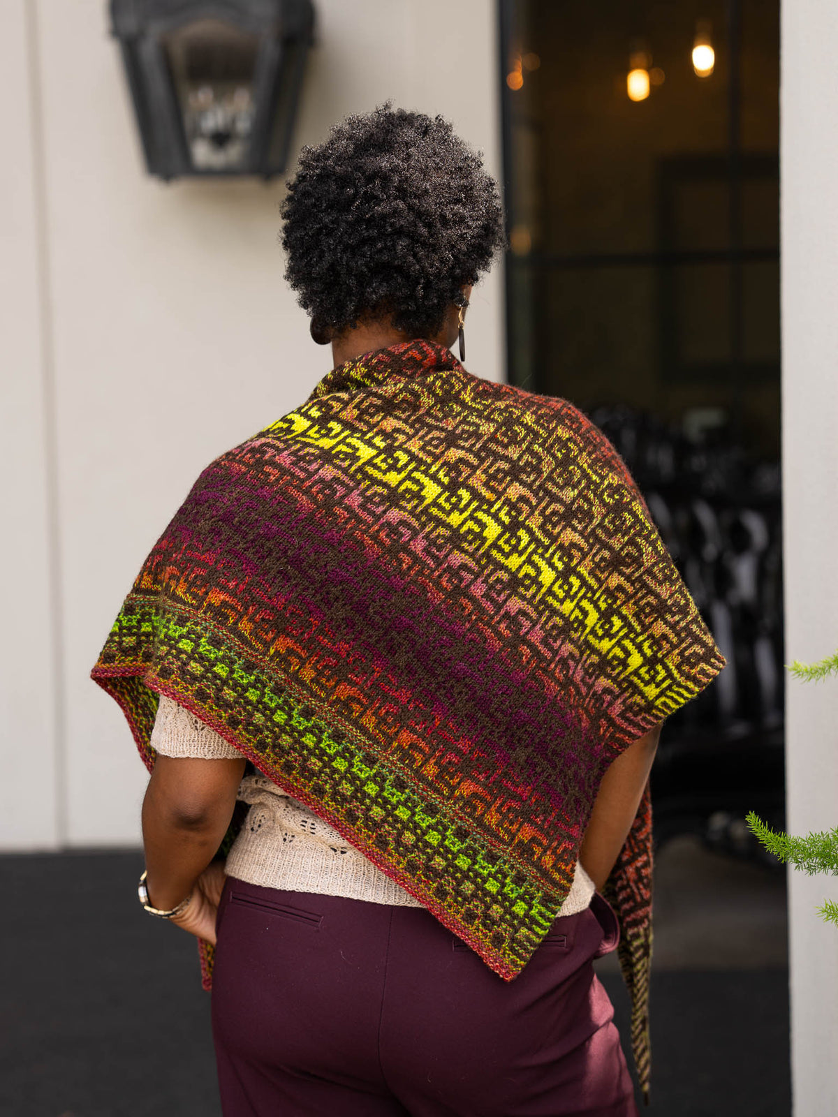 Scribble Shawl<br/><small>shawl knitting pattern</small>