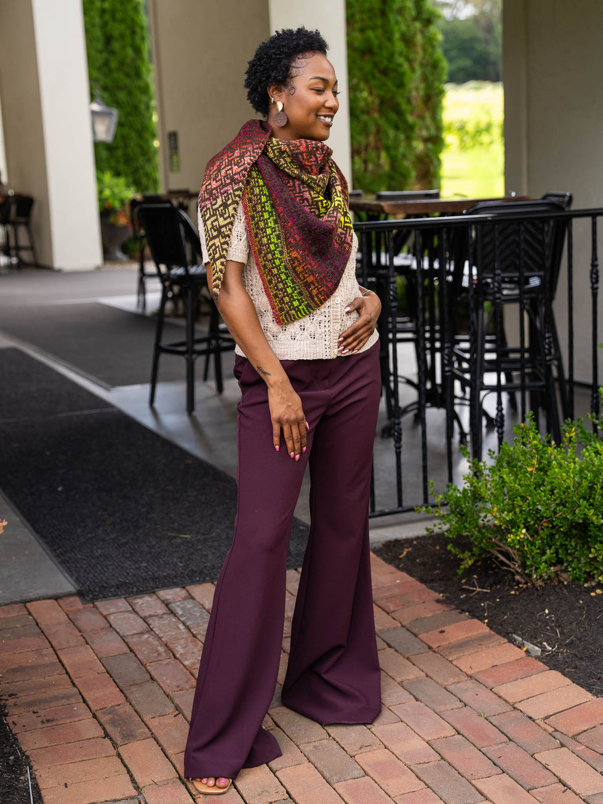 Scribble Shawl<br/><small>shawl knitting pattern</small>