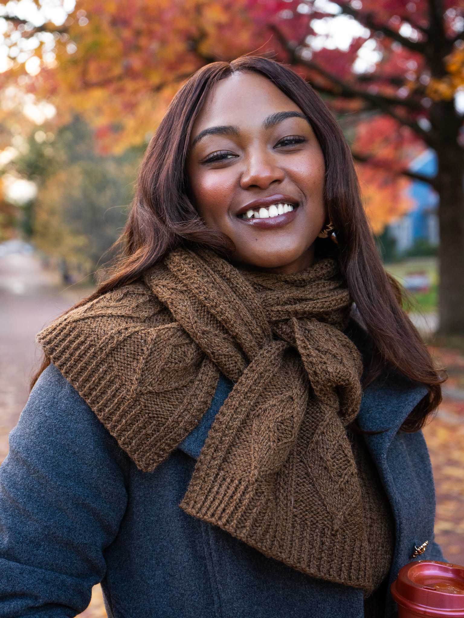 Sharp Turns <br/><small>scarf knitting pattern</small>