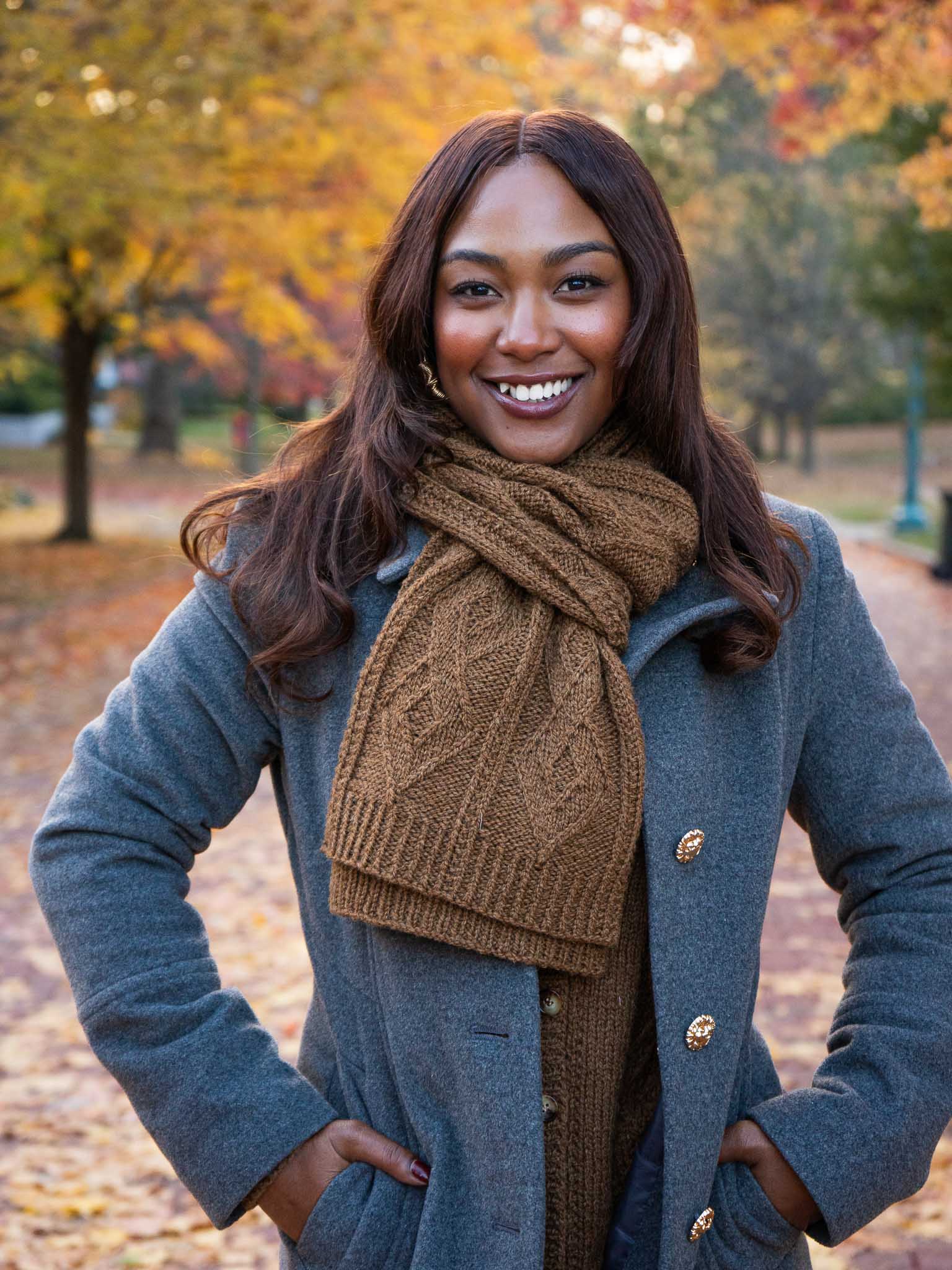 Sharp Turns <br/><small>scarf knitting pattern</small>