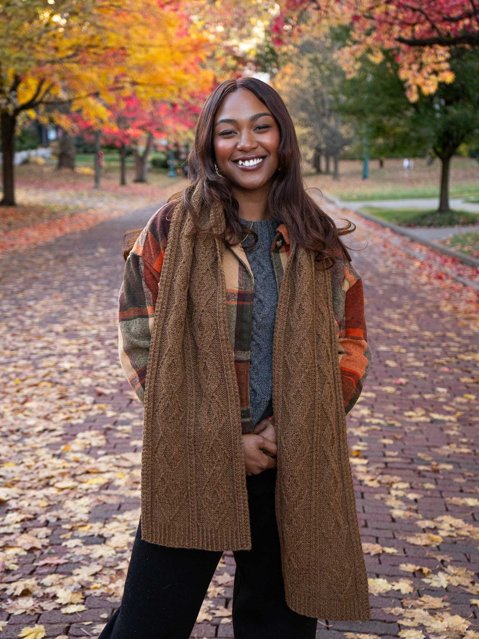 Sharp Turns <br/><small>scarf knitting pattern</small>