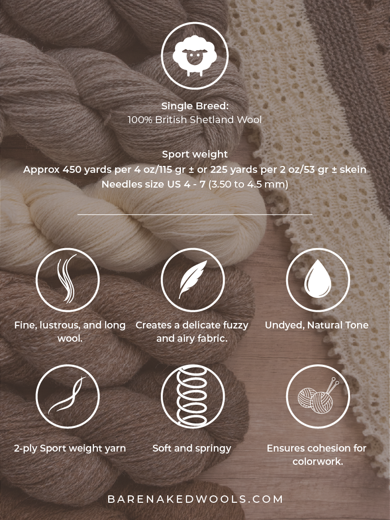 Shetlandia Sport <br><small>100% british shetland wool</small>