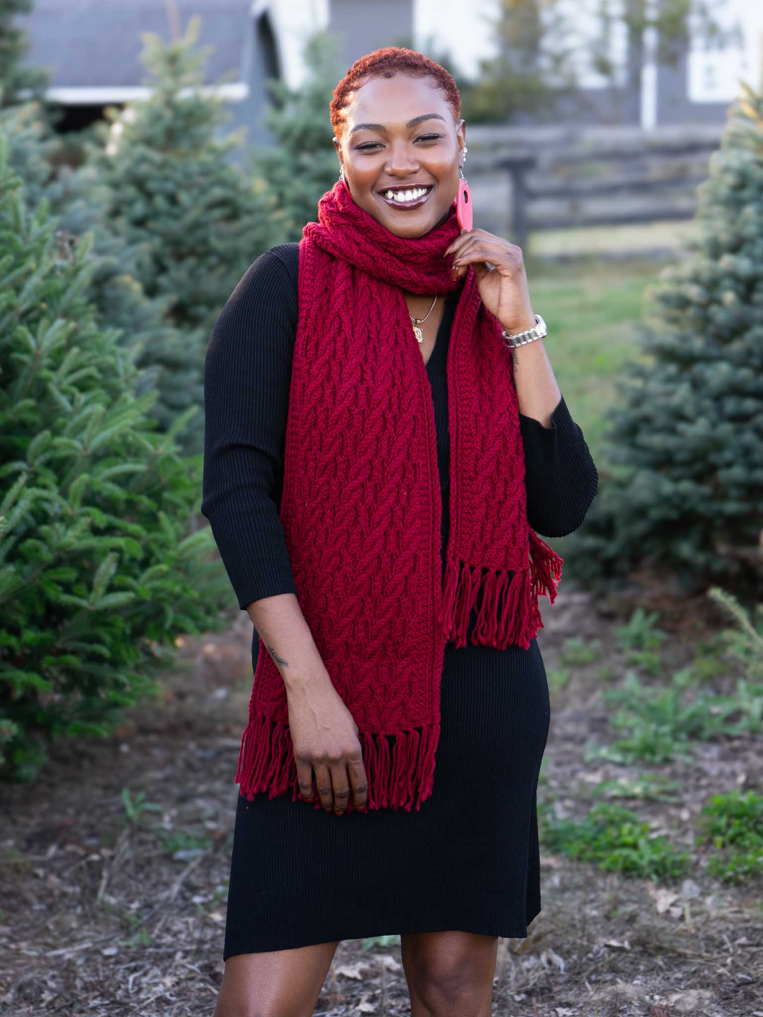 Tailspin Scarf by Thea Colman <br/><small>Featured Festivus Pattern</small>