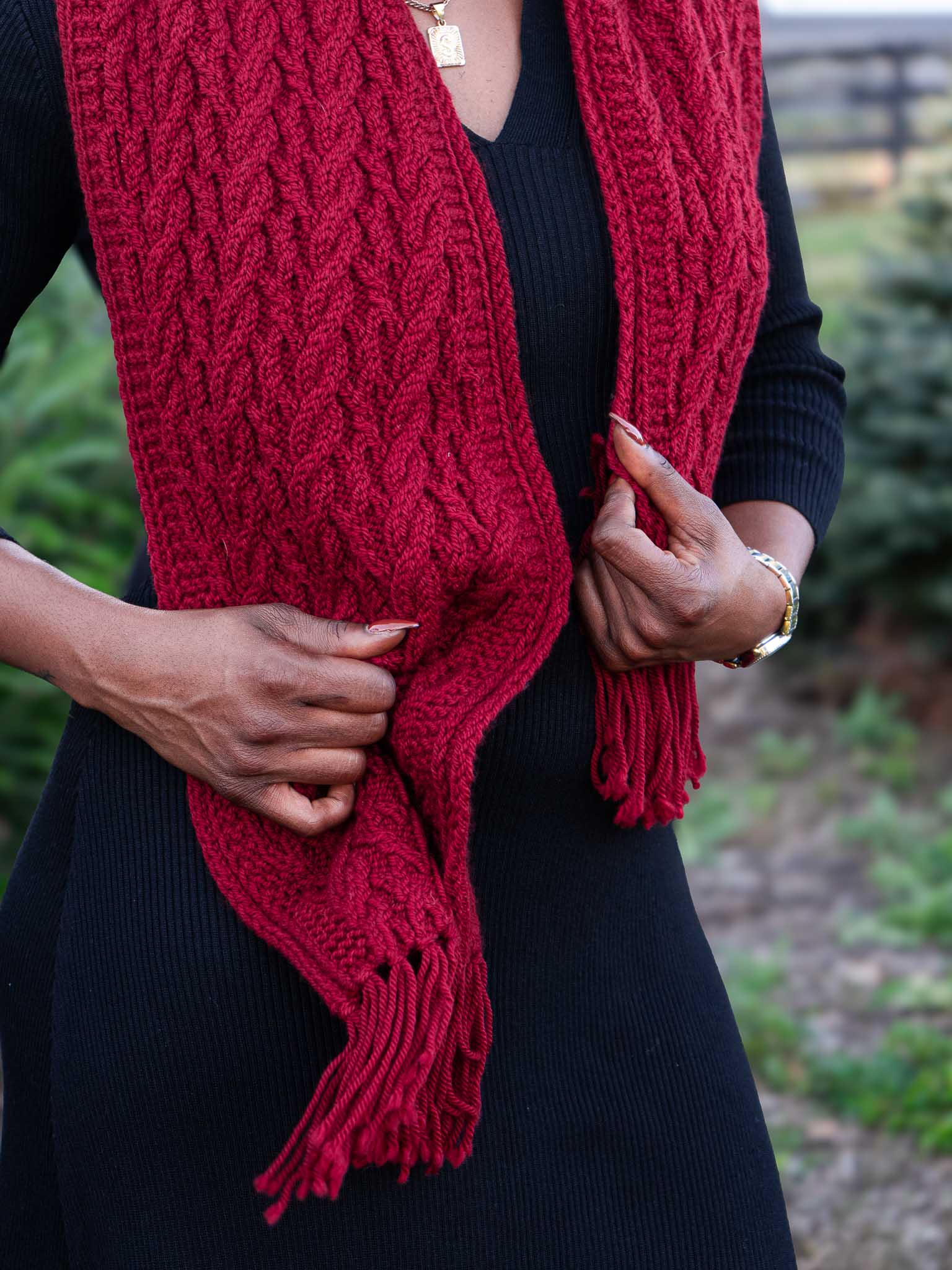 Tailspin Scarf by Thea Colman <br/><small>Featured Festivus Pattern</small>