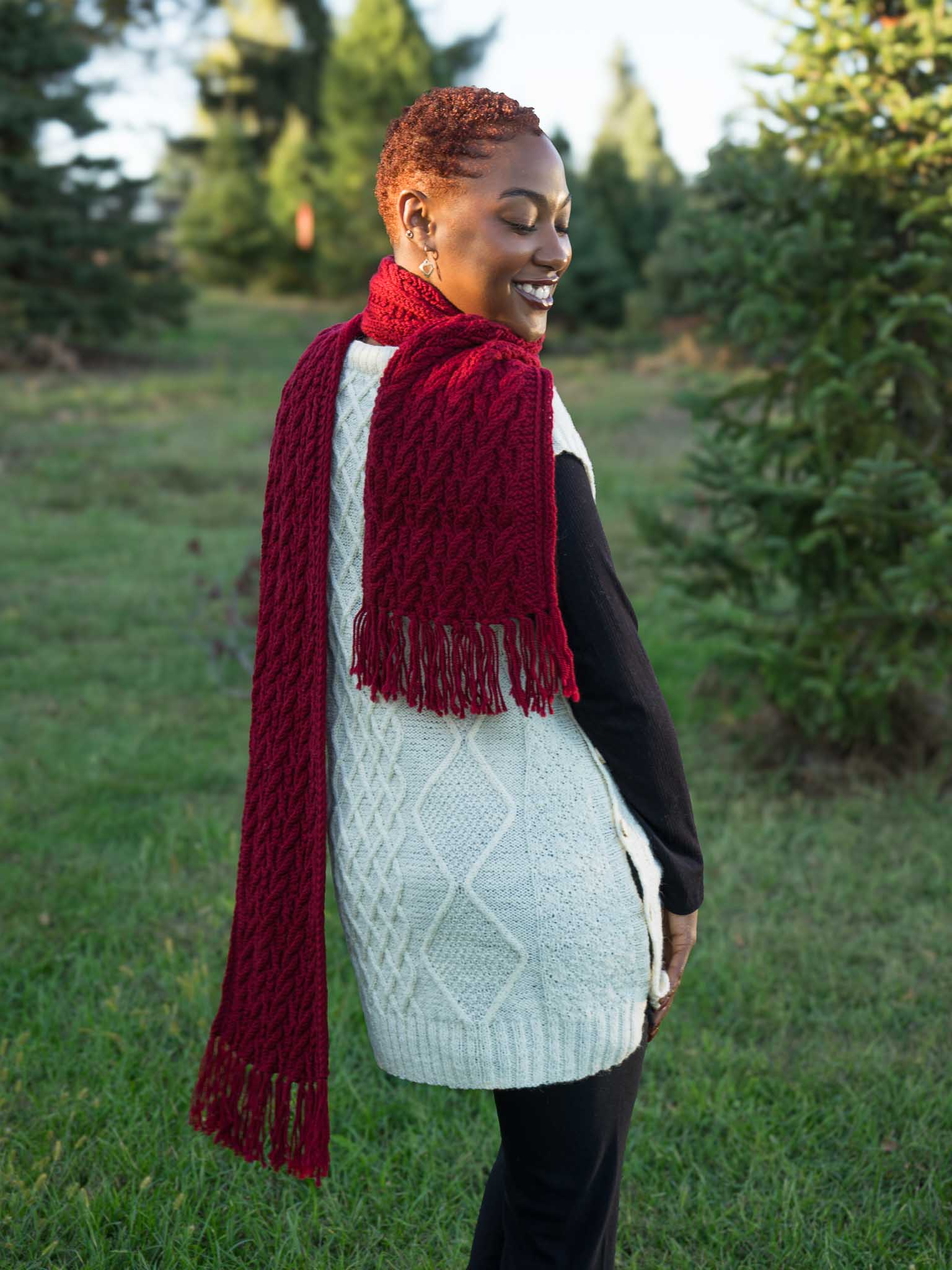 Tailspin Scarf by Thea Colman <br/><small>Featured Festivus Pattern</small>