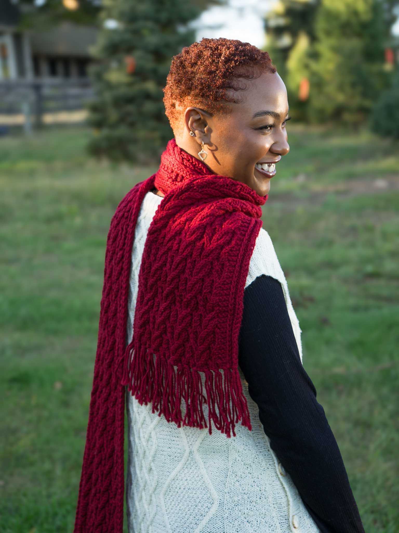 Tailspin Scarf by Thea Colman <br/><small>Featured Festivus Pattern</small>
