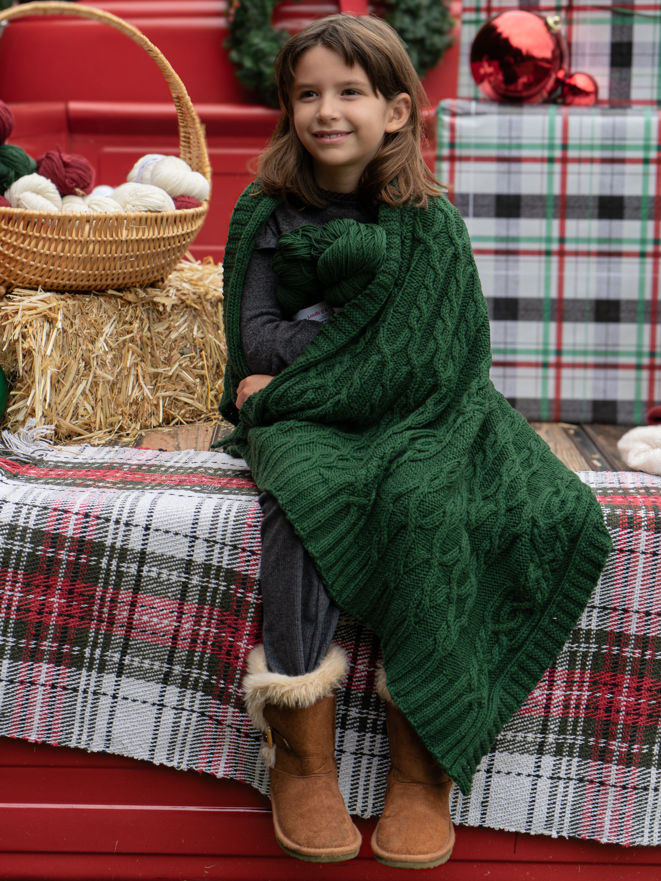 In the Tall Pines Wrap or Blanket <br/><small>knitting pattern</small>