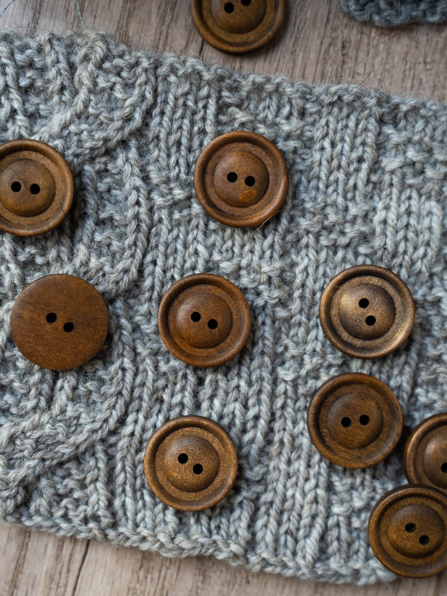 Timber <br/><small> 25mm Wooden Button</small>