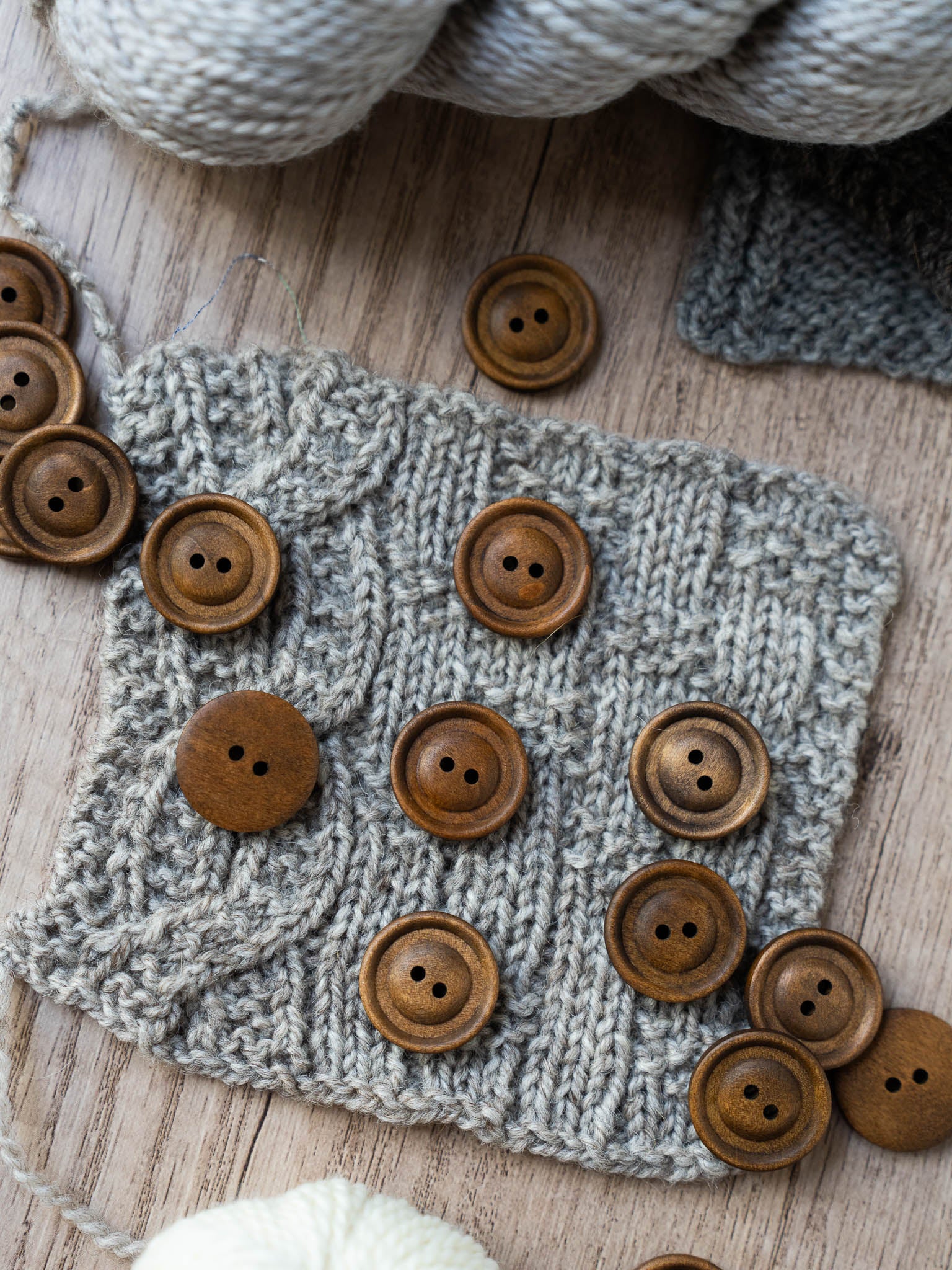 Timber <br/><small> 25mm Wooden Button</small>