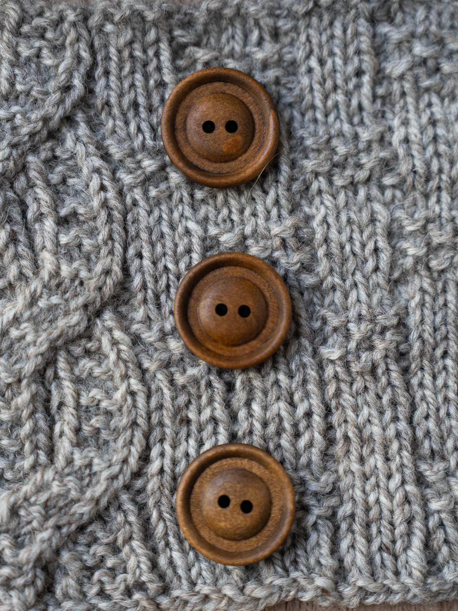 Timber <br/><small> 25mm Wooden Button</small>