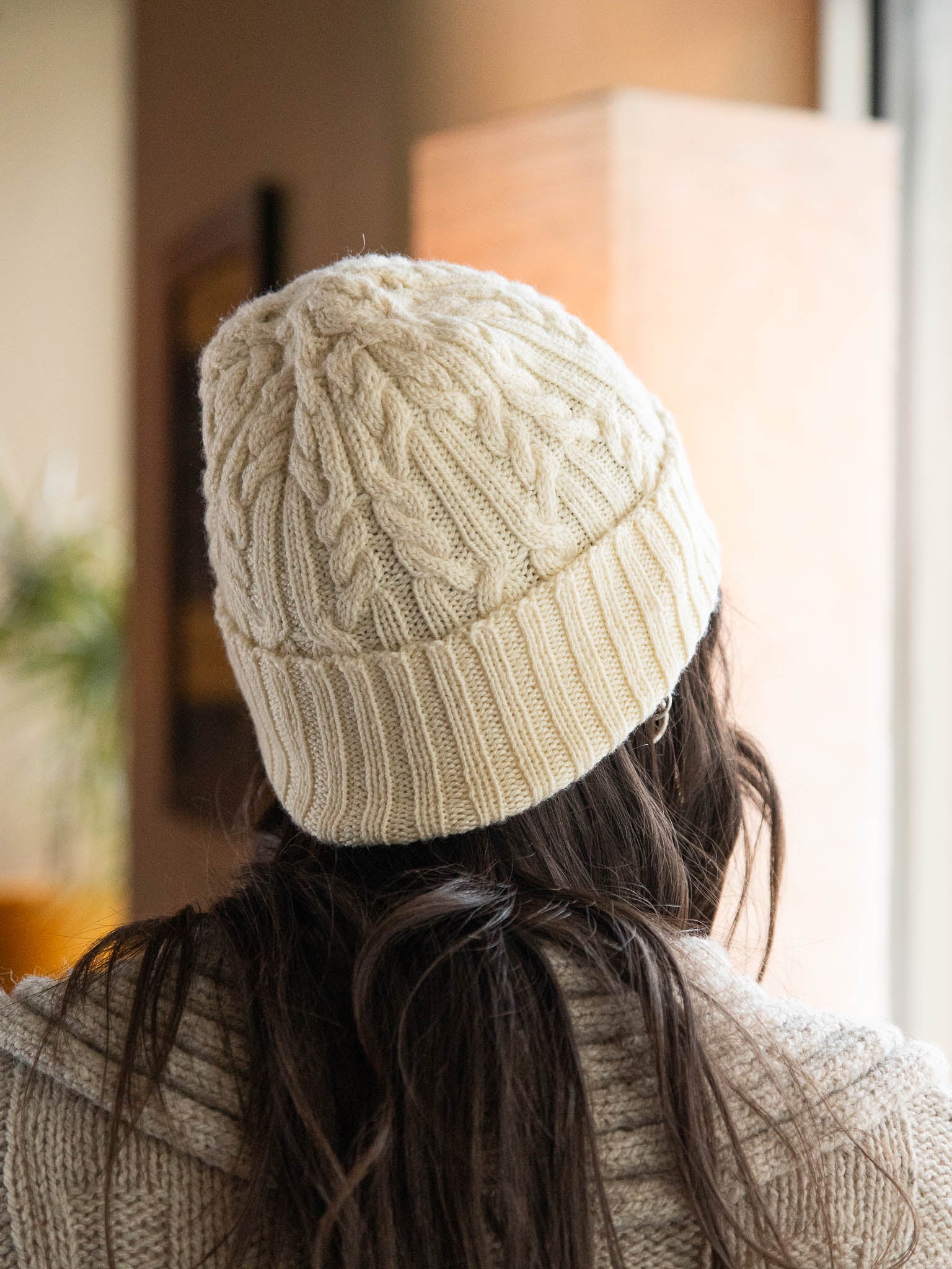 Vanilla Velvet Cap Knit Kit
