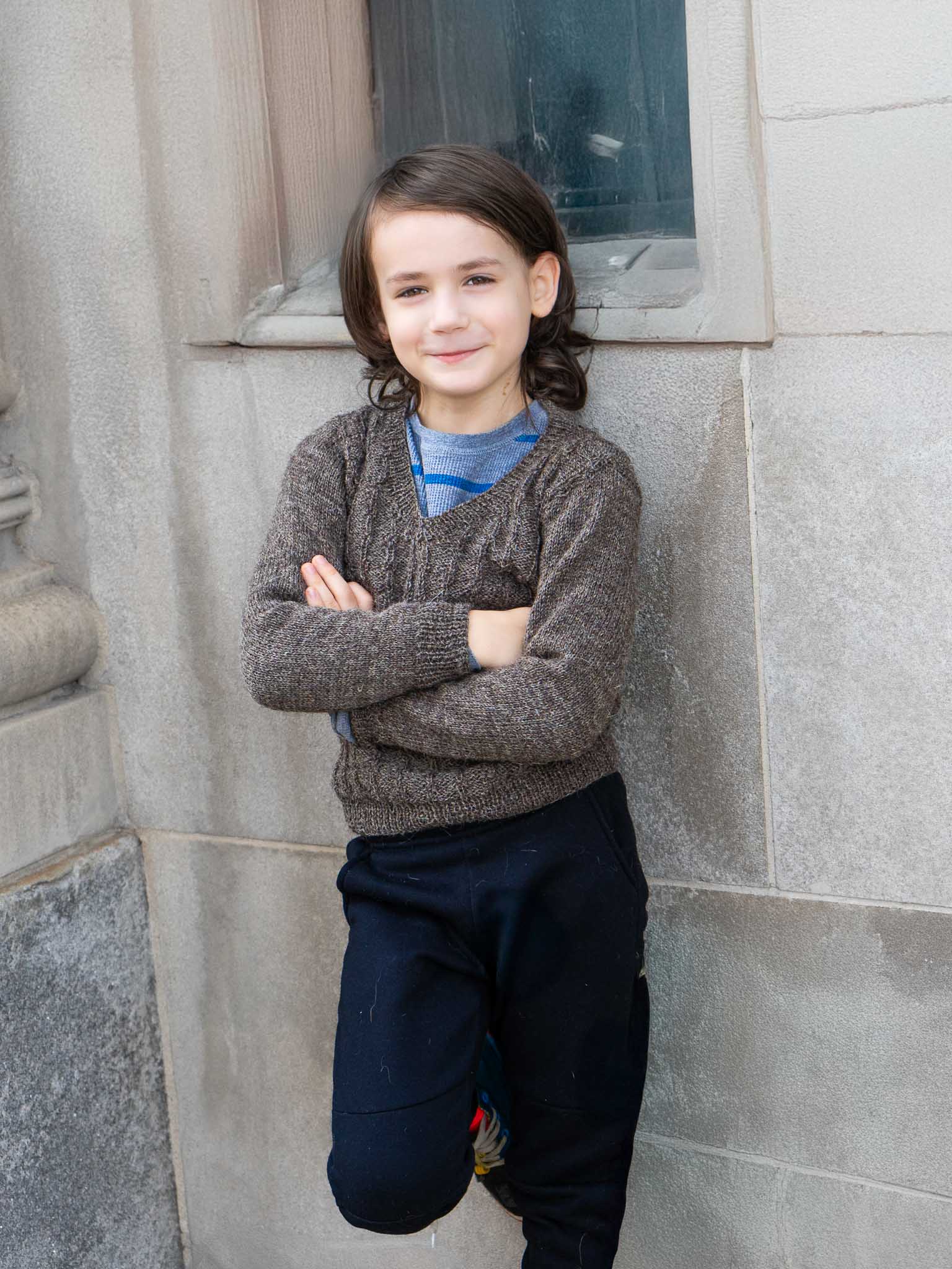 West Side Yard Shorty <br/><small>child/teen knitting pattern</small>