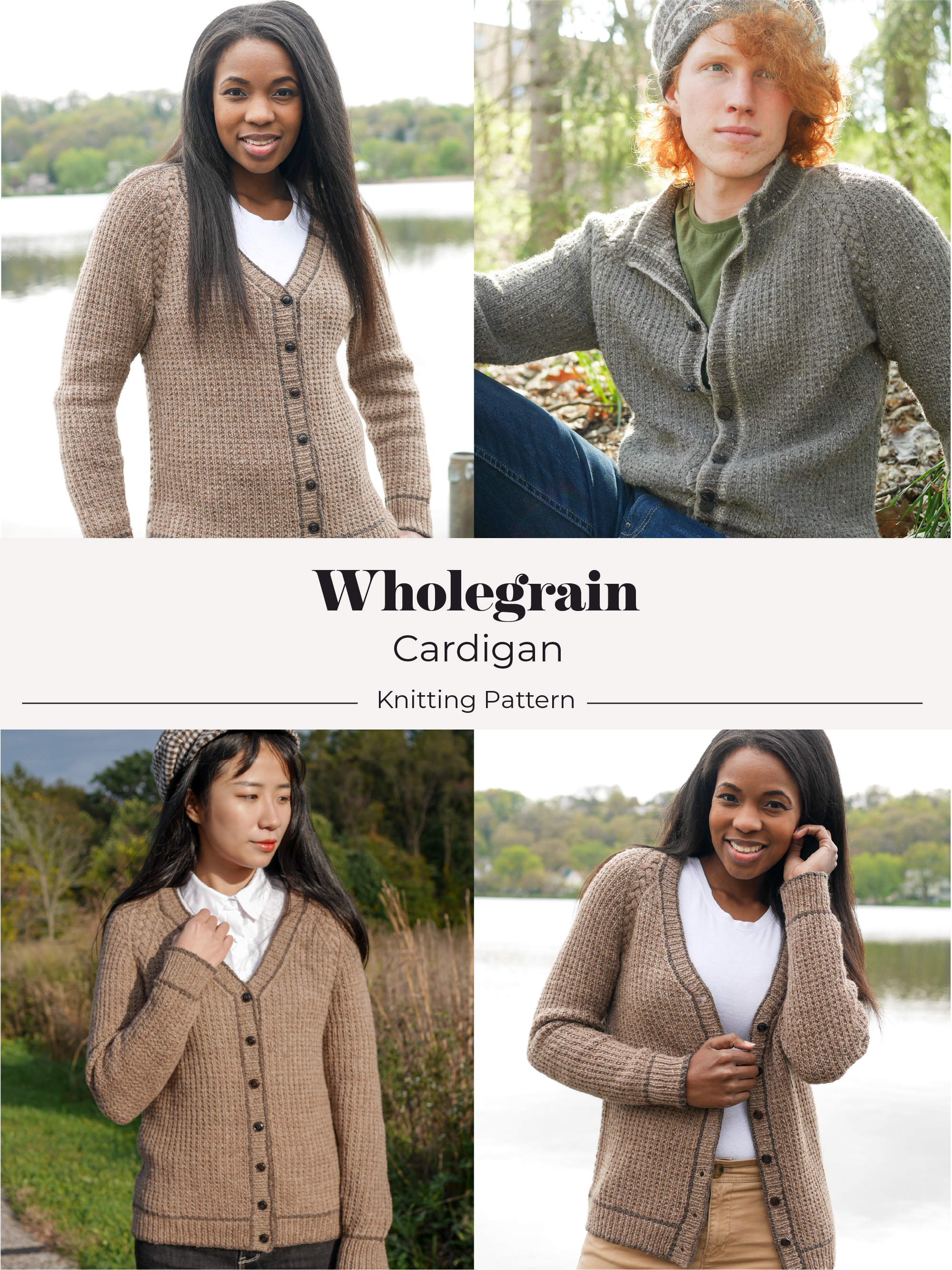 Wholegrain Cardigan <br/><small>knitting pattern</small>