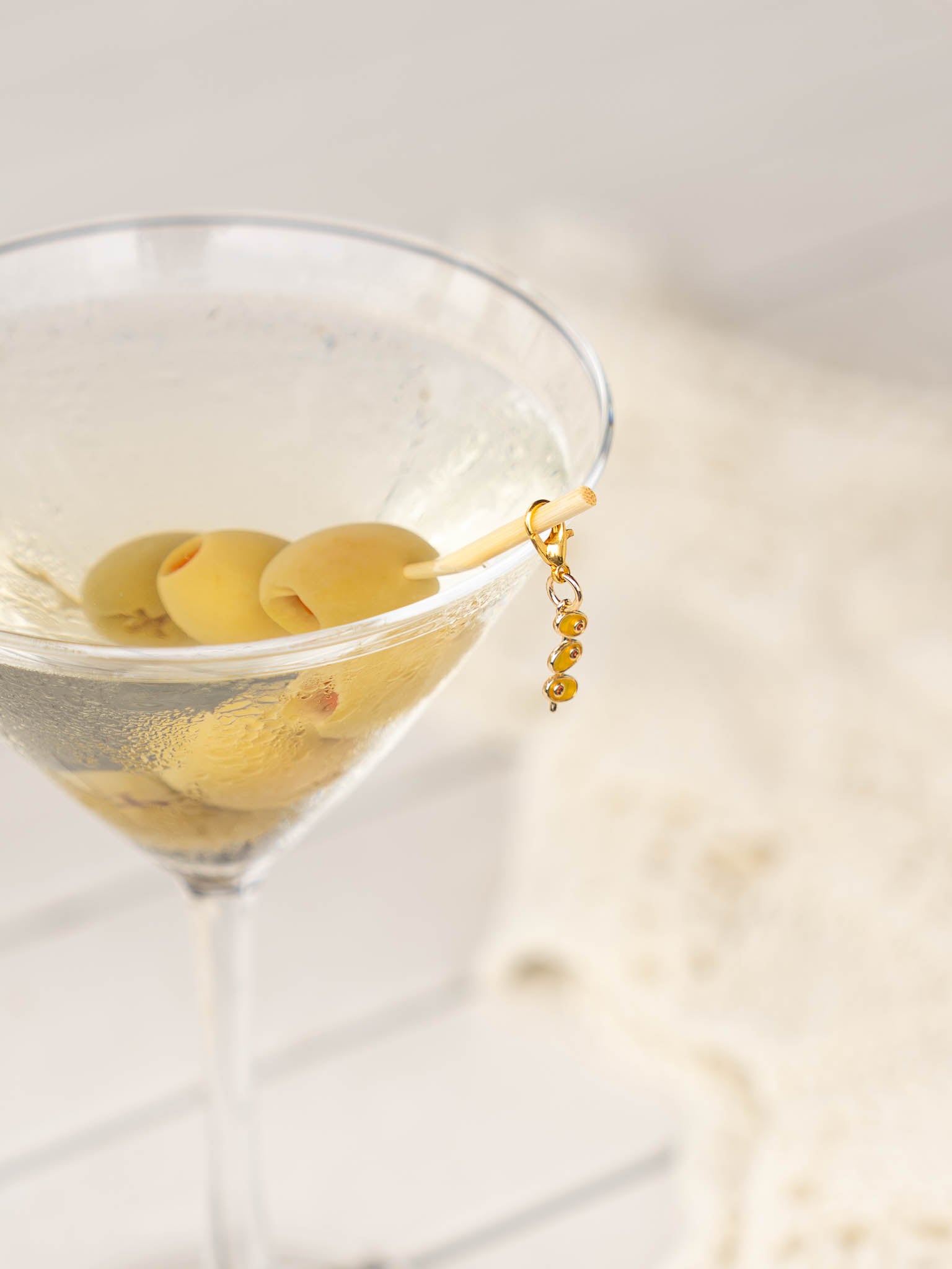 Martini Olive Stitch Markers