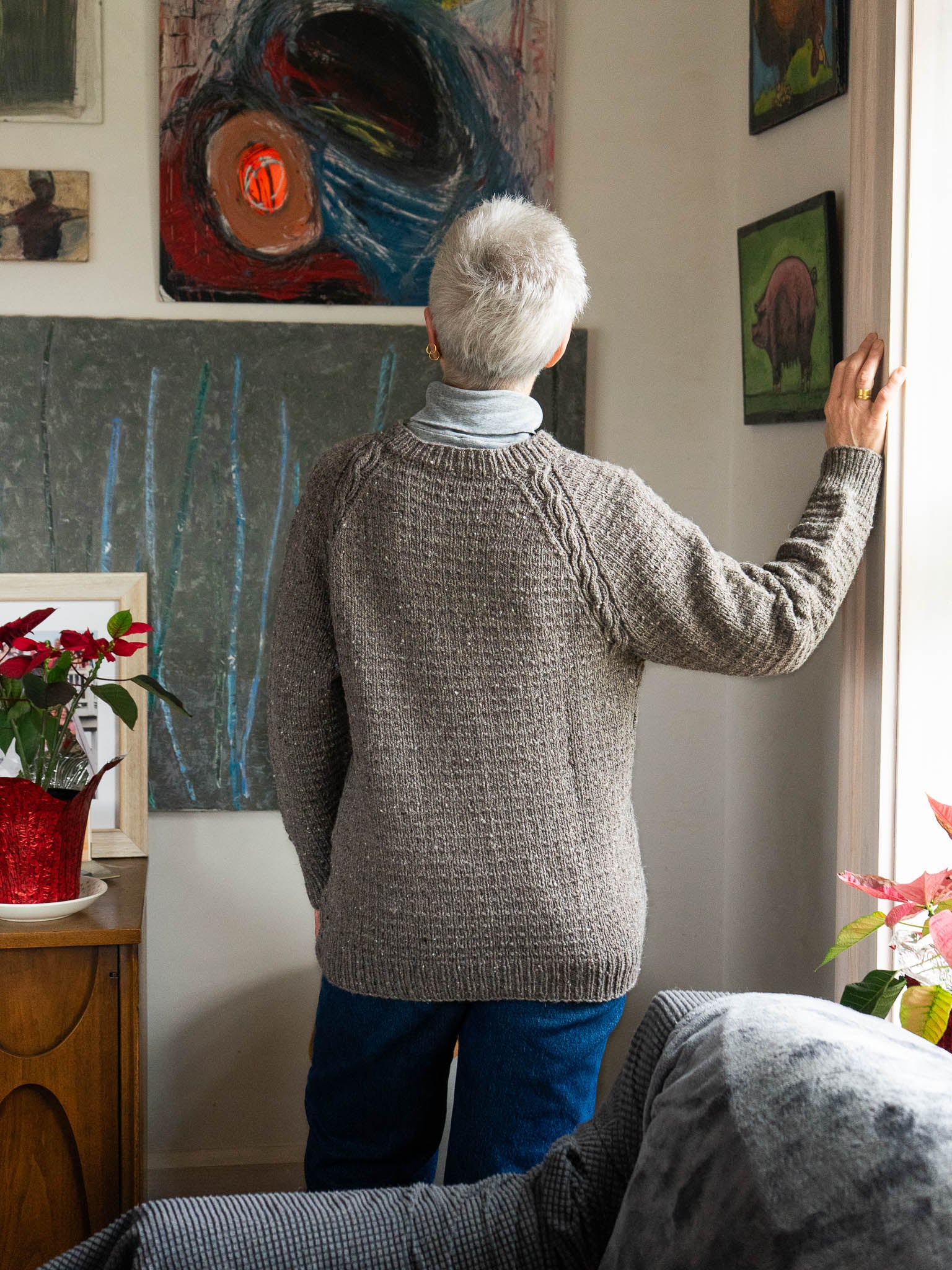 Wintergrain <br/><small>sweater knitting pattern</small>