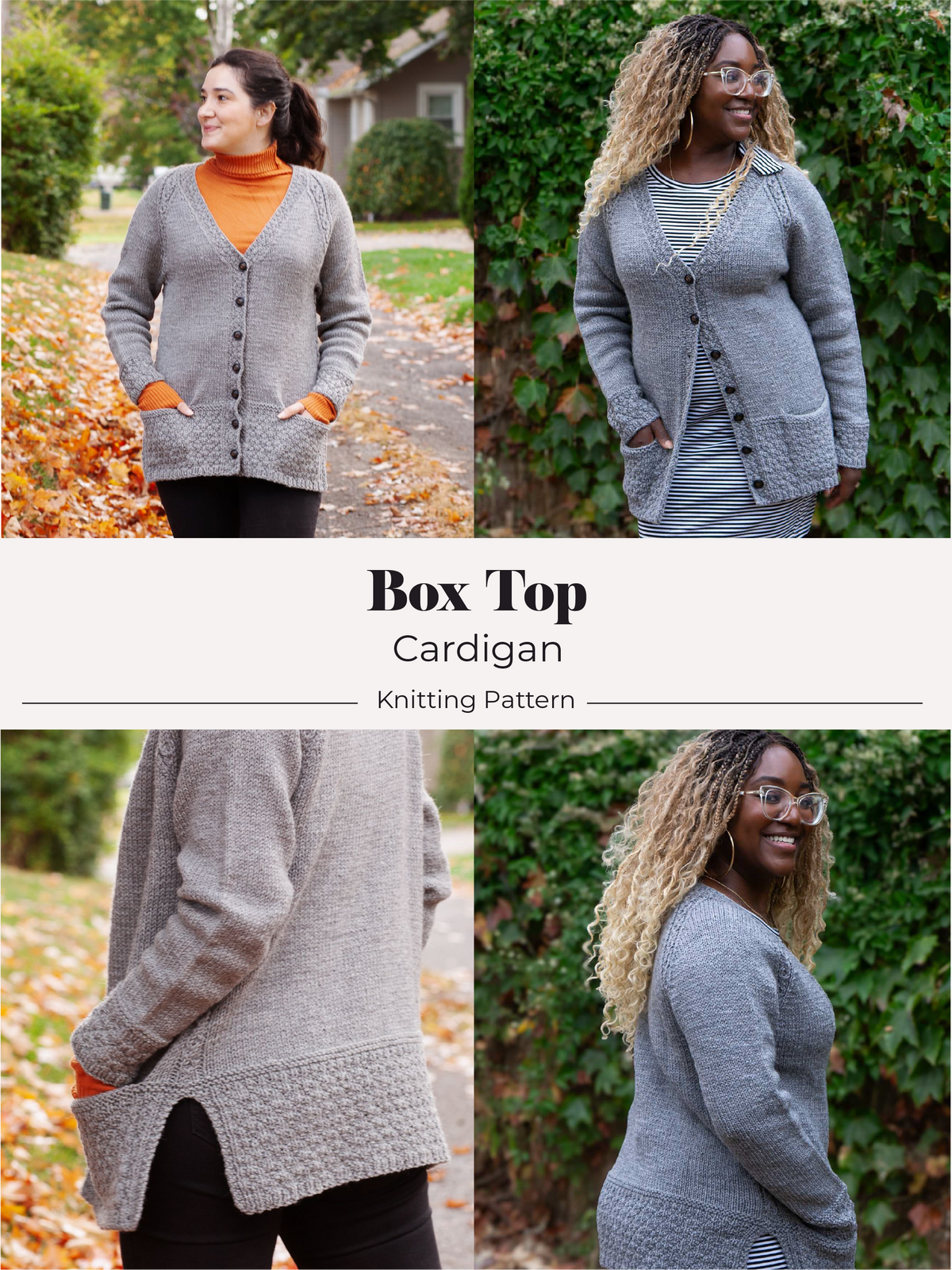 Box Top Cardigan knitting pattern