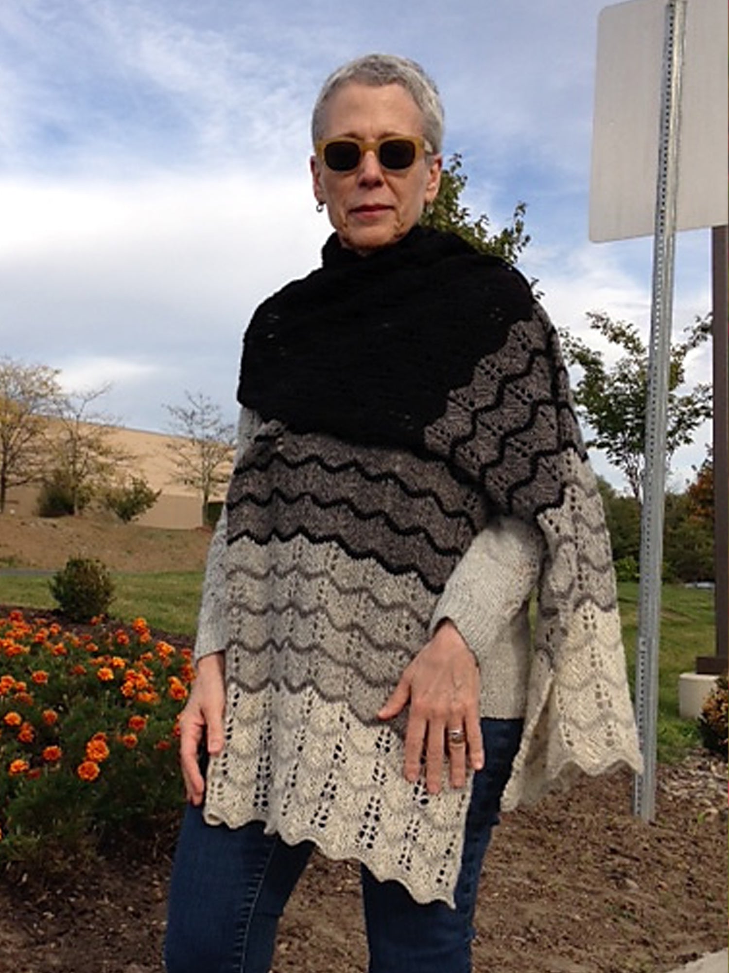 Eshaness Scarf or Stole <br/><small>knitting pattern</small>