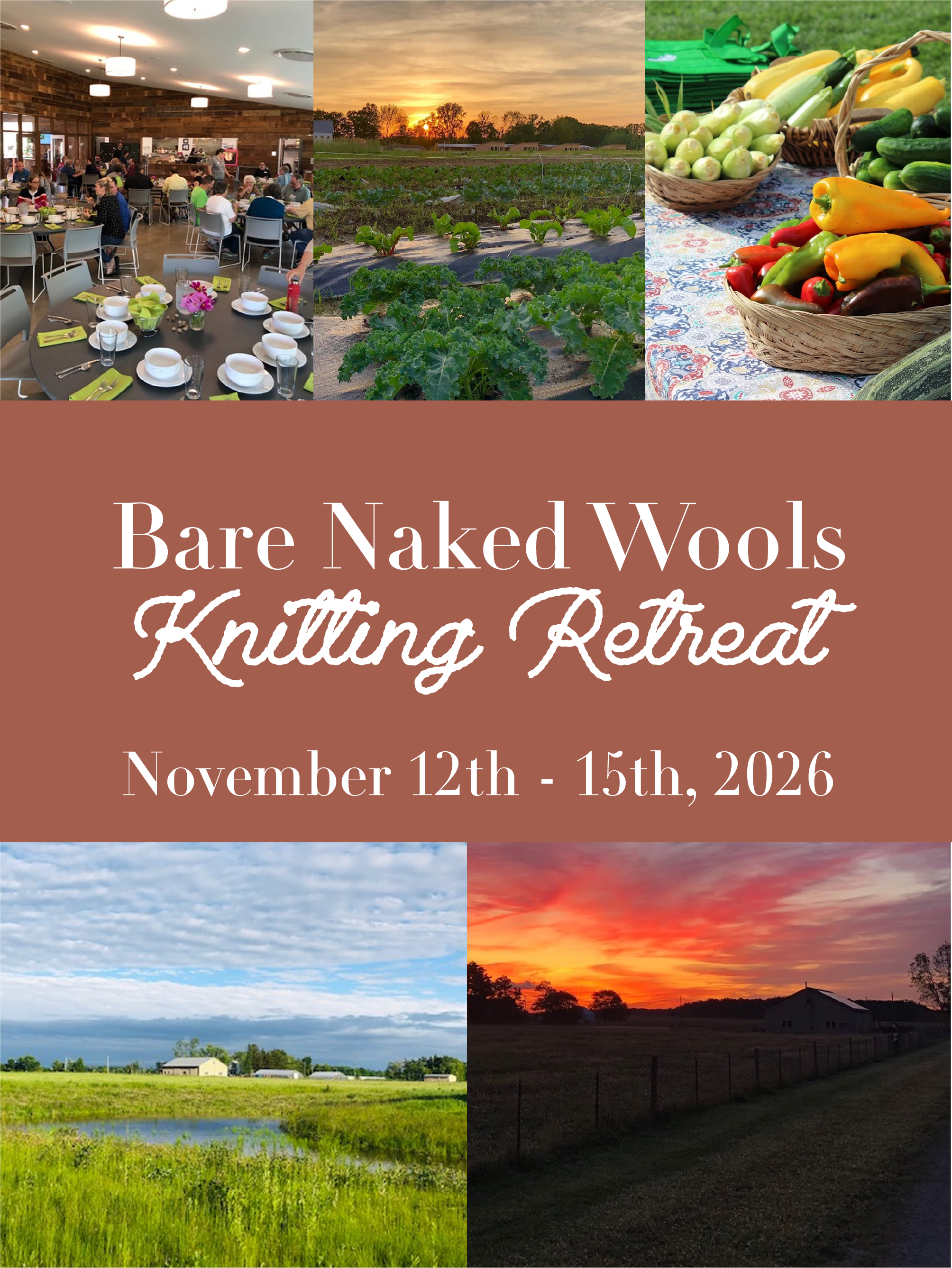Fall Knitting Retreat Titckets 2026 <br><small>Reserve with a $300 Deposit</small>