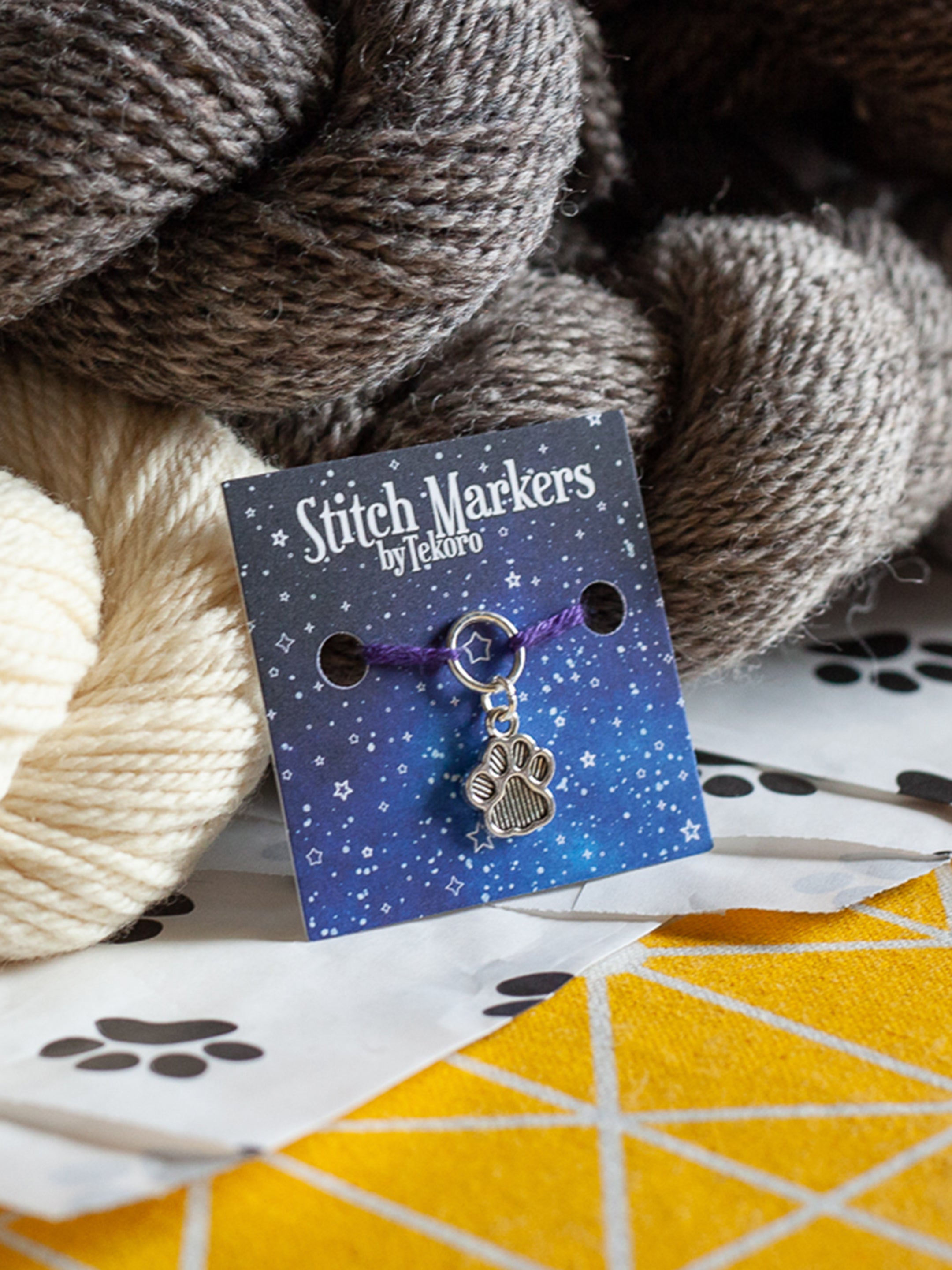 Puppy Paw Stitch Marker