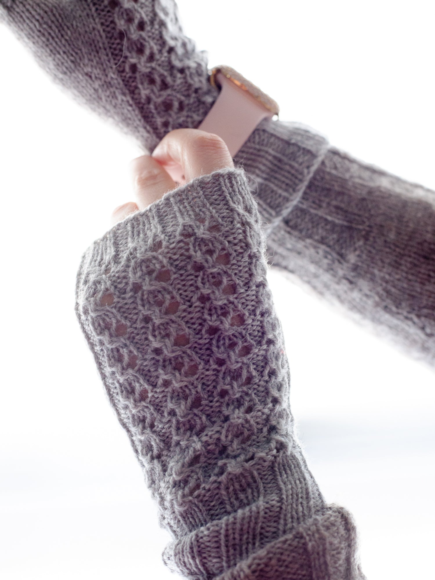 Cloverleaf Lace Mitts
