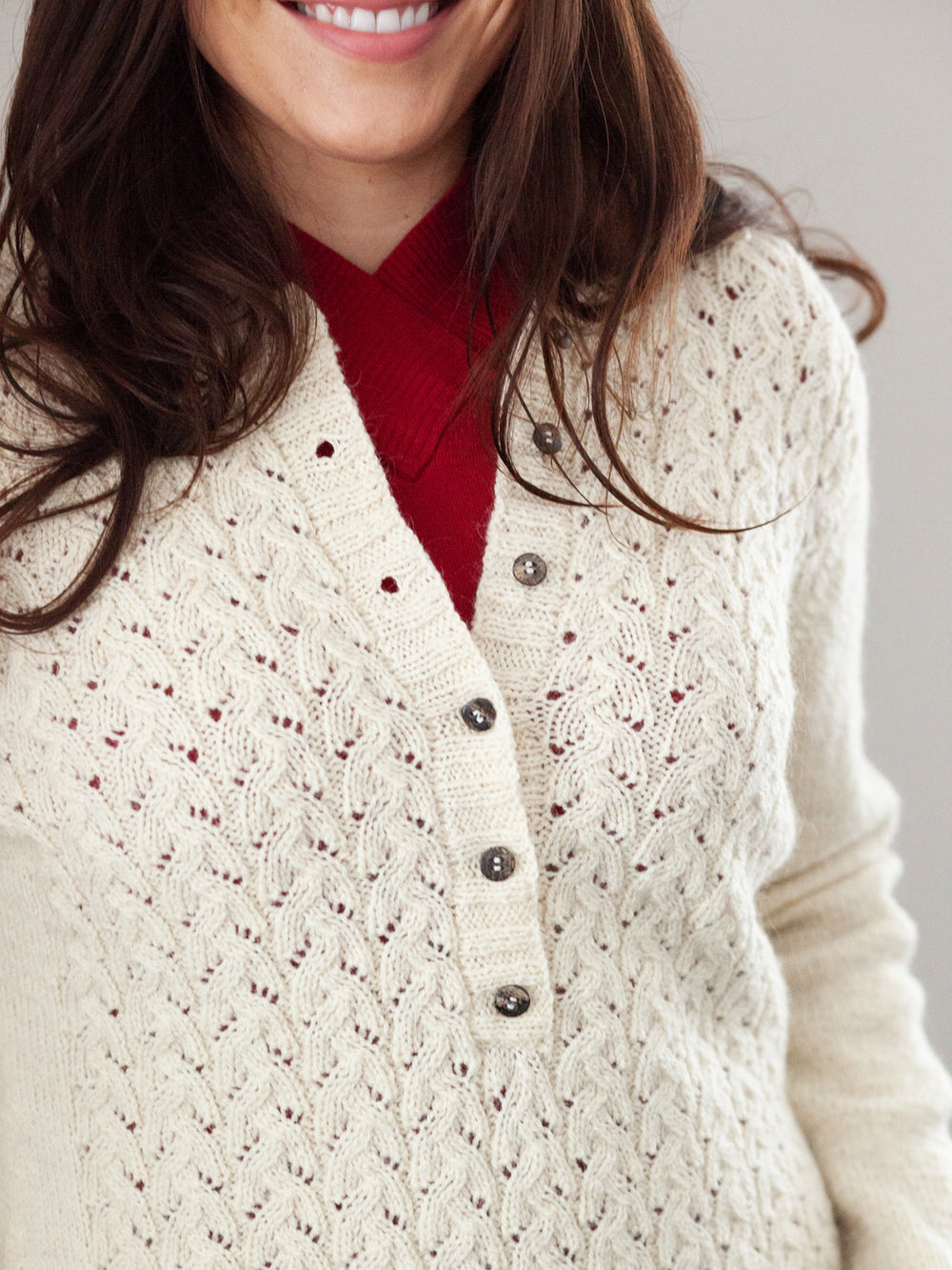 Bel Air Henley knitting pattern