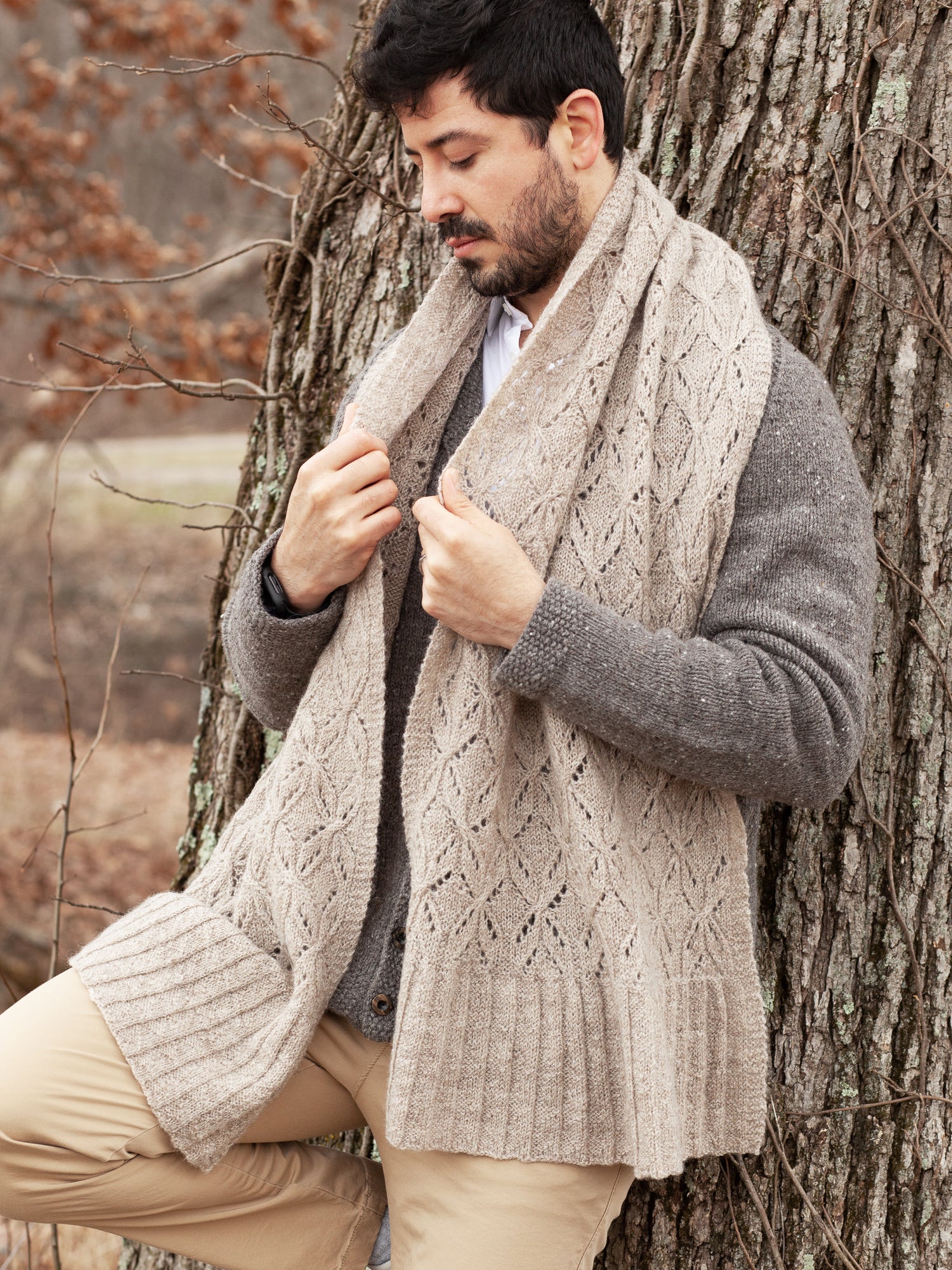 Spring Frost Scarf, Wrap, or Blanket <br/><small>knitting pattern</small>
