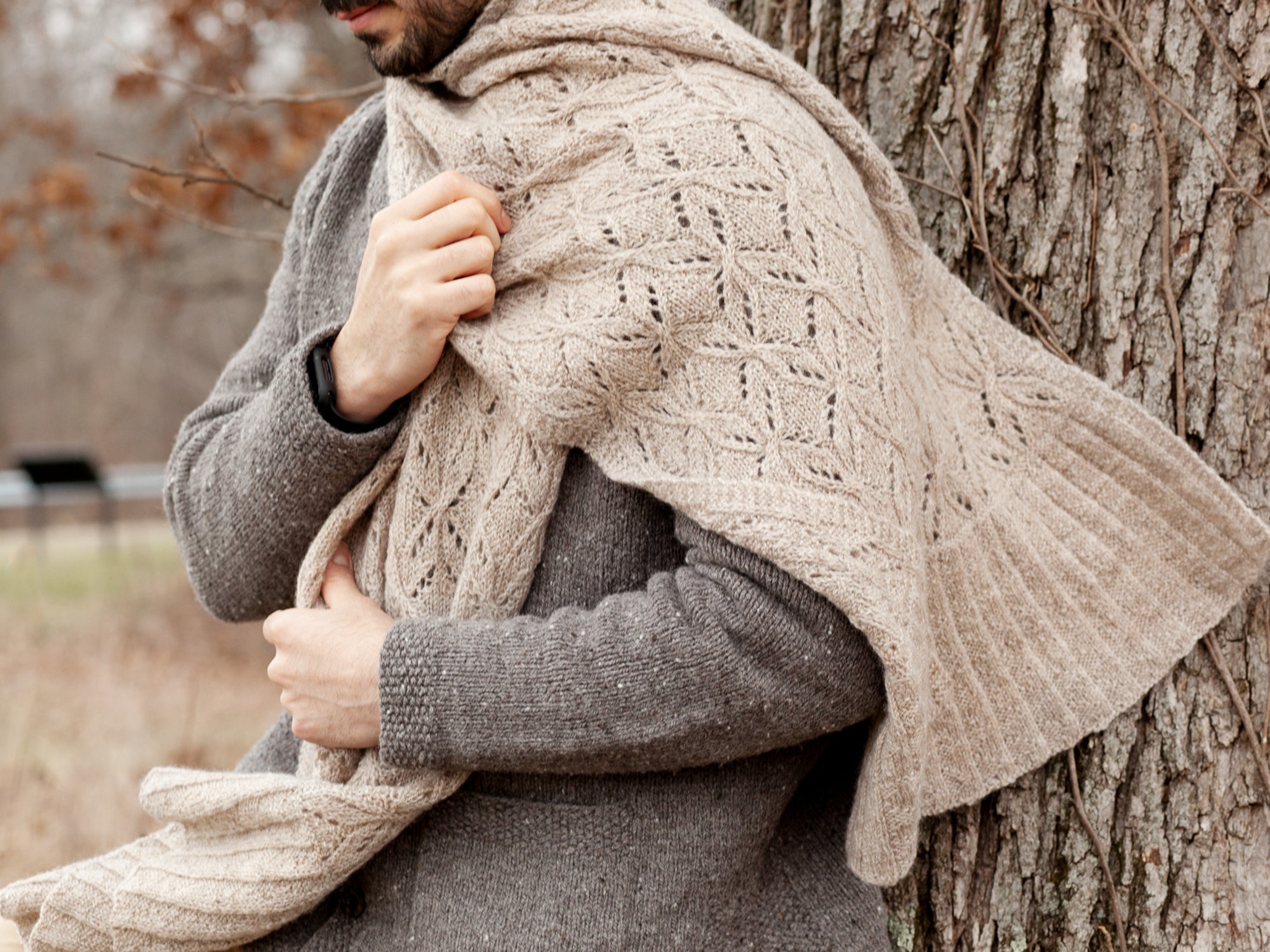 Spring Frost Scarf, Wrap, or Blanket <br/><small>knitting pattern</small>