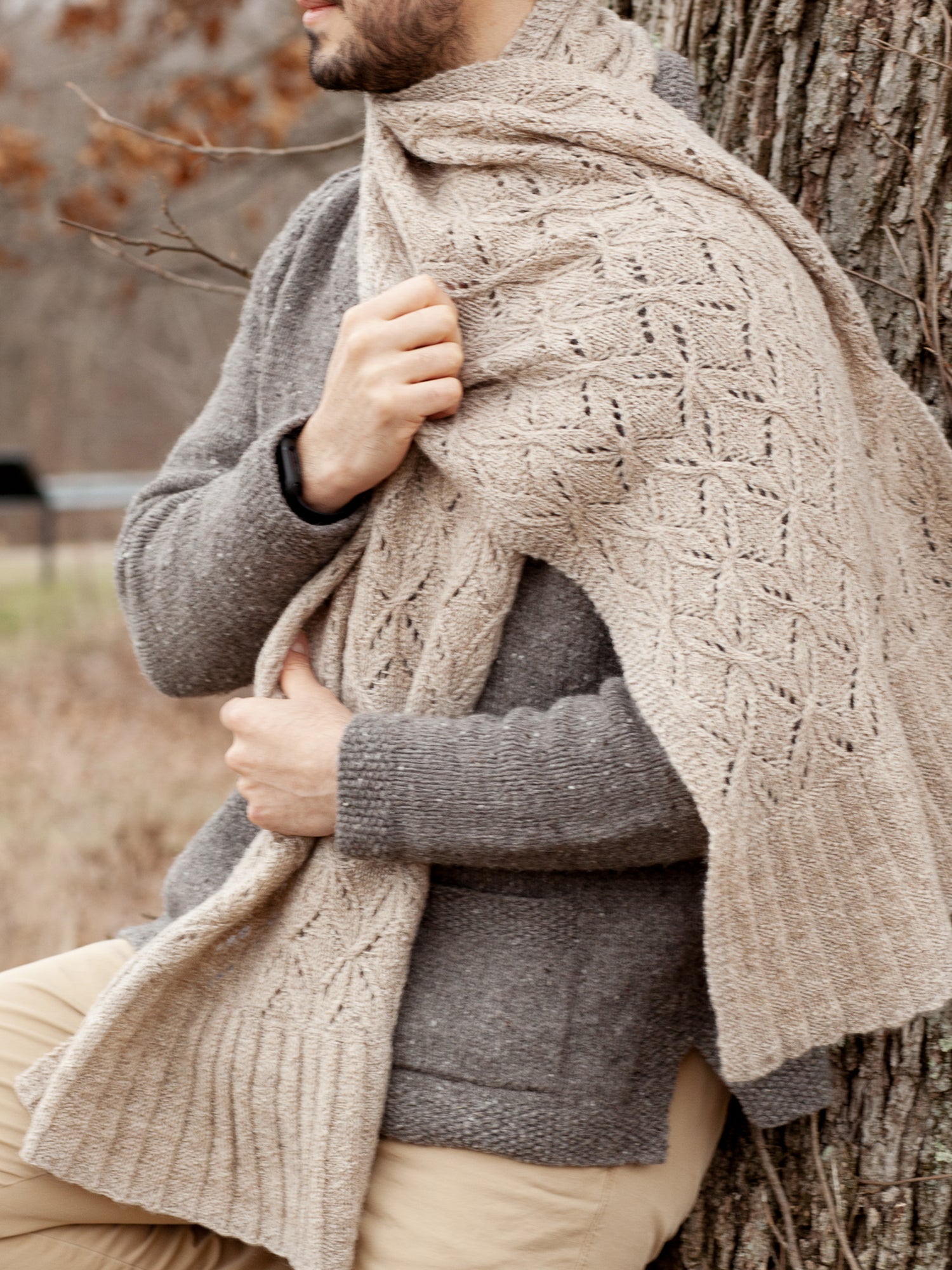 Spring Frost Scarf, Wrap, or Blanket <br/><small>knitting pattern</small>