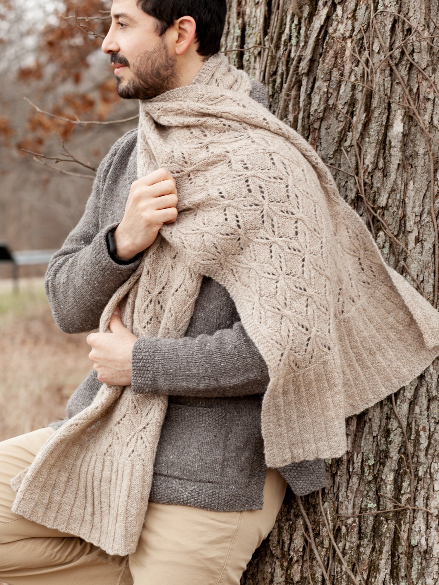 Spring Frost Scarf, Wrap, or Blanket <br/><small>knitting pattern</small>