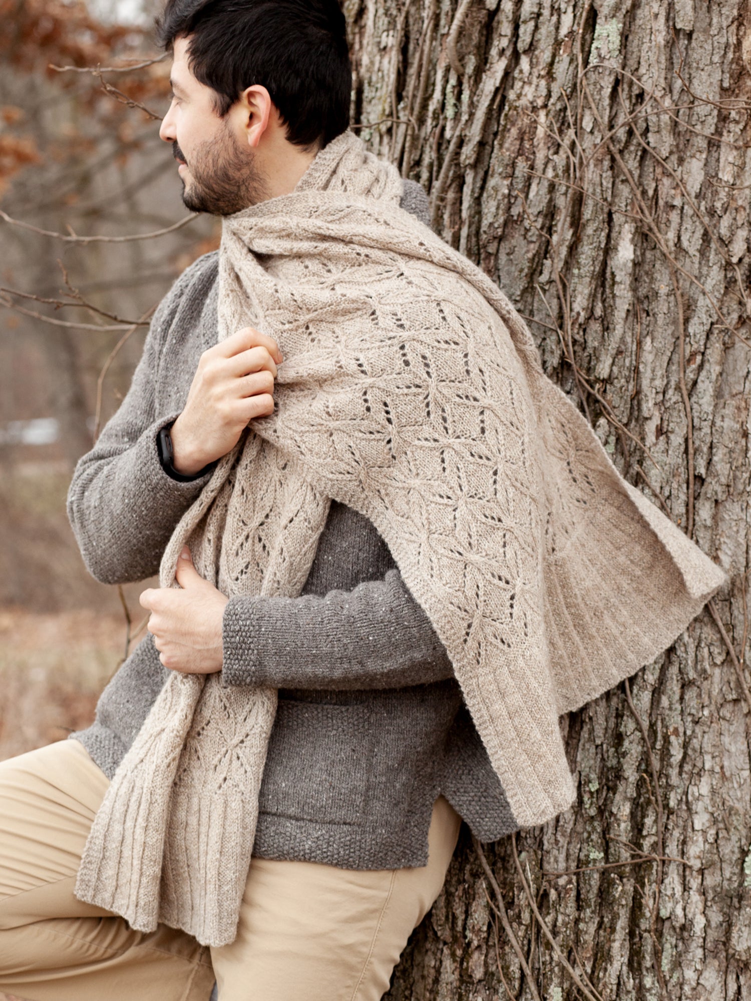 Spring Frost Scarf, Wrap, or Blanket <br/><small>knitting pattern</small>