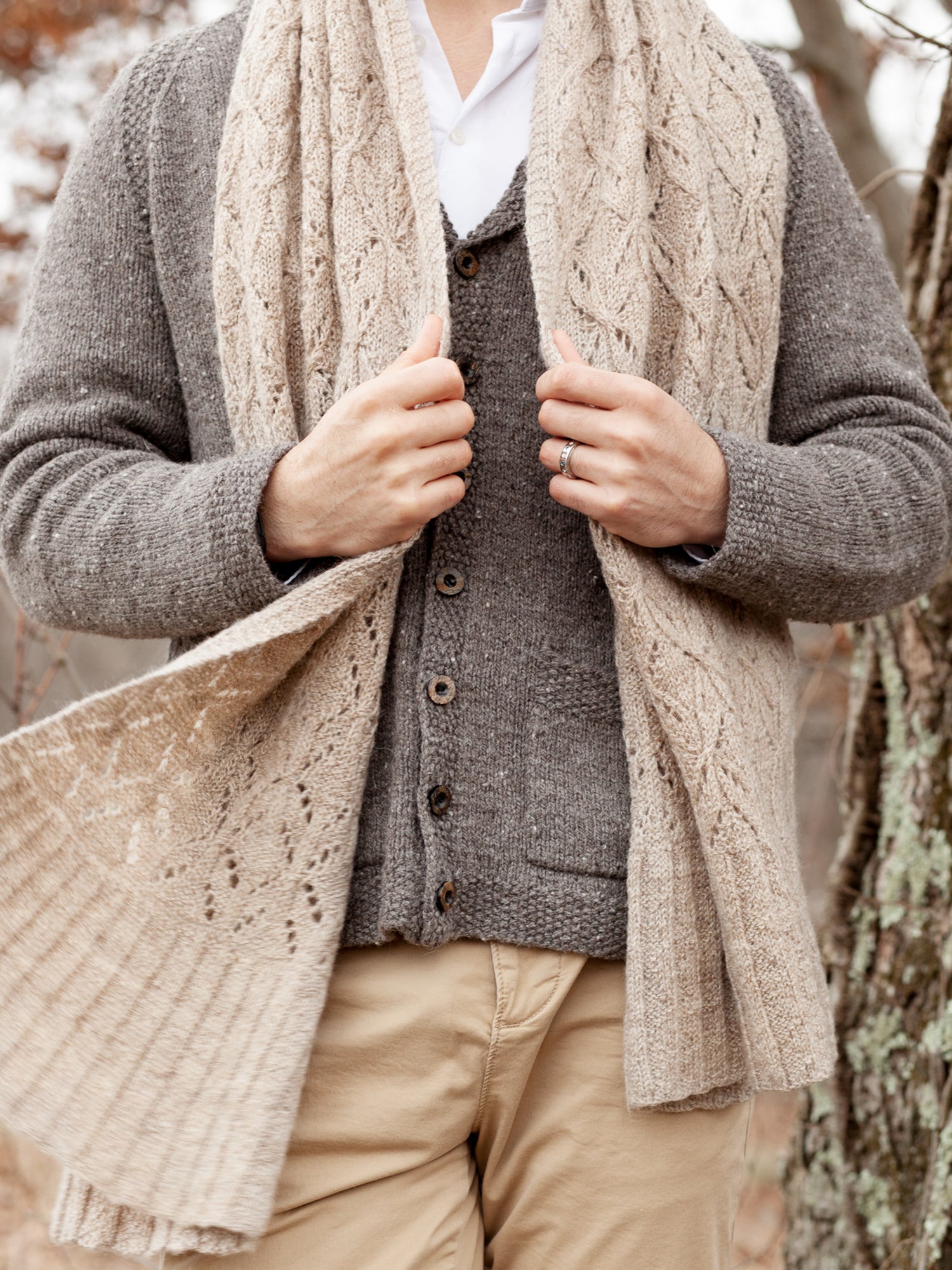 Spring Frost Scarf, Wrap, or Blanket <br/><small>knitting pattern</small>
