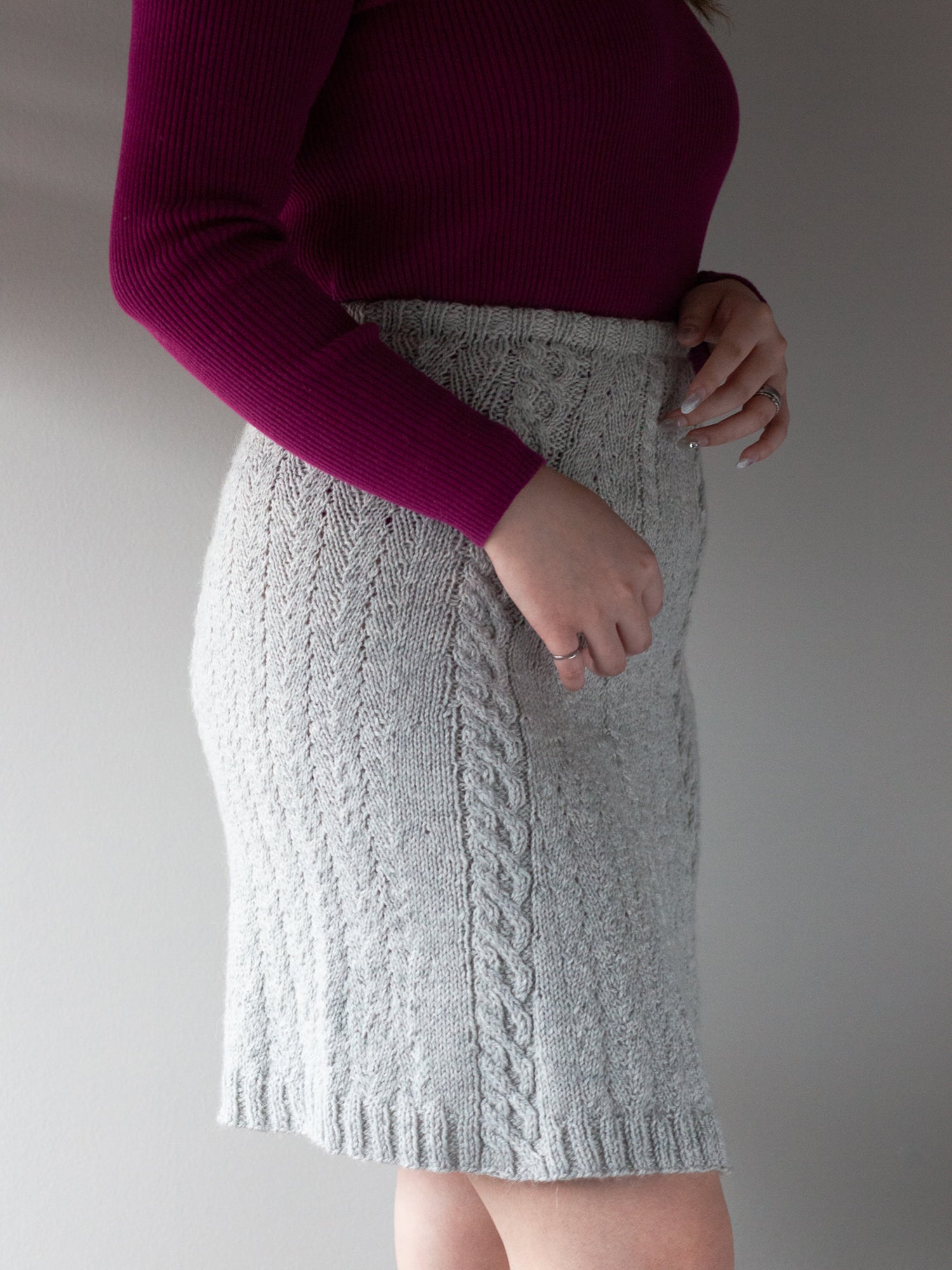 Tweel skirt <br/><small>knitting pattern</small>