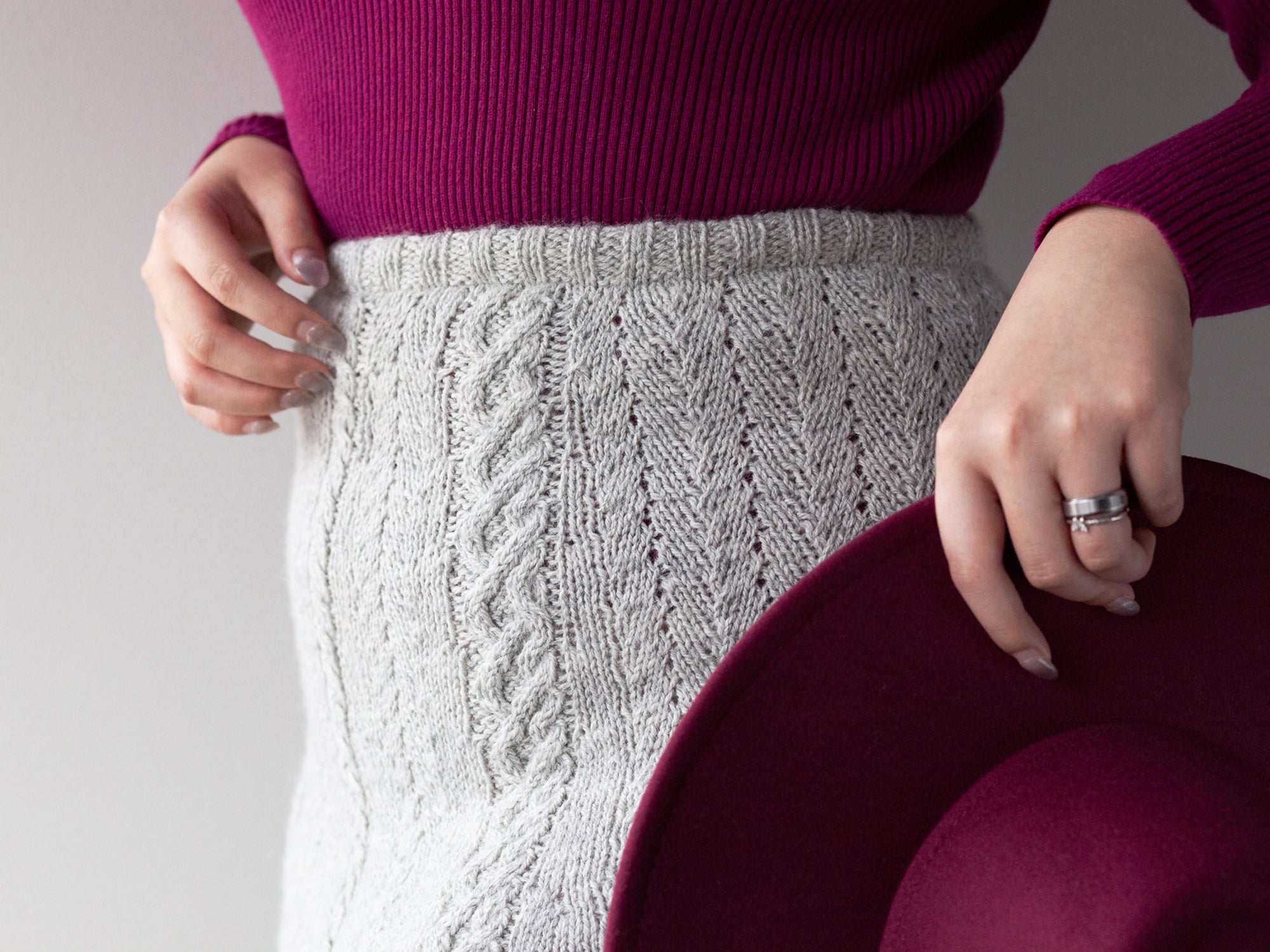 Tweel skirt <br/><small>knitting pattern</small>