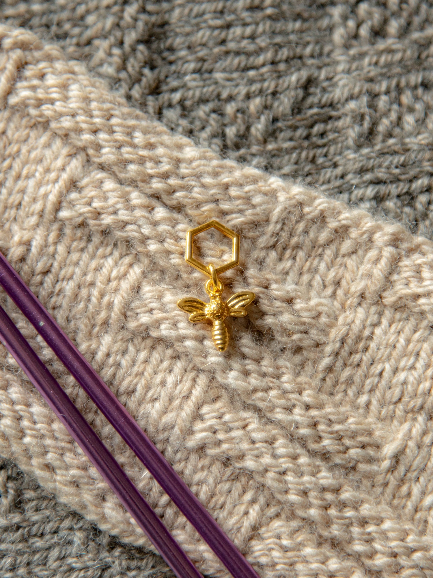 Bee Stitch Marker