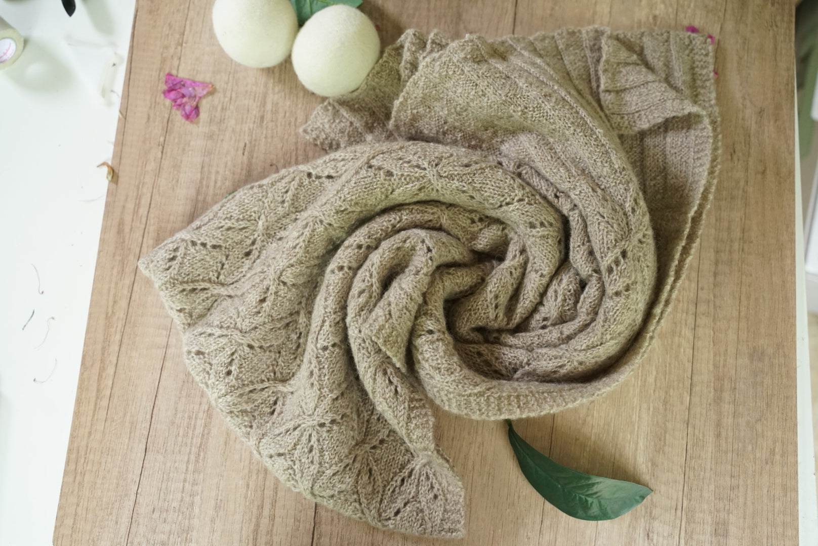 Spring Frost Scarf, Wrap, or Blanket